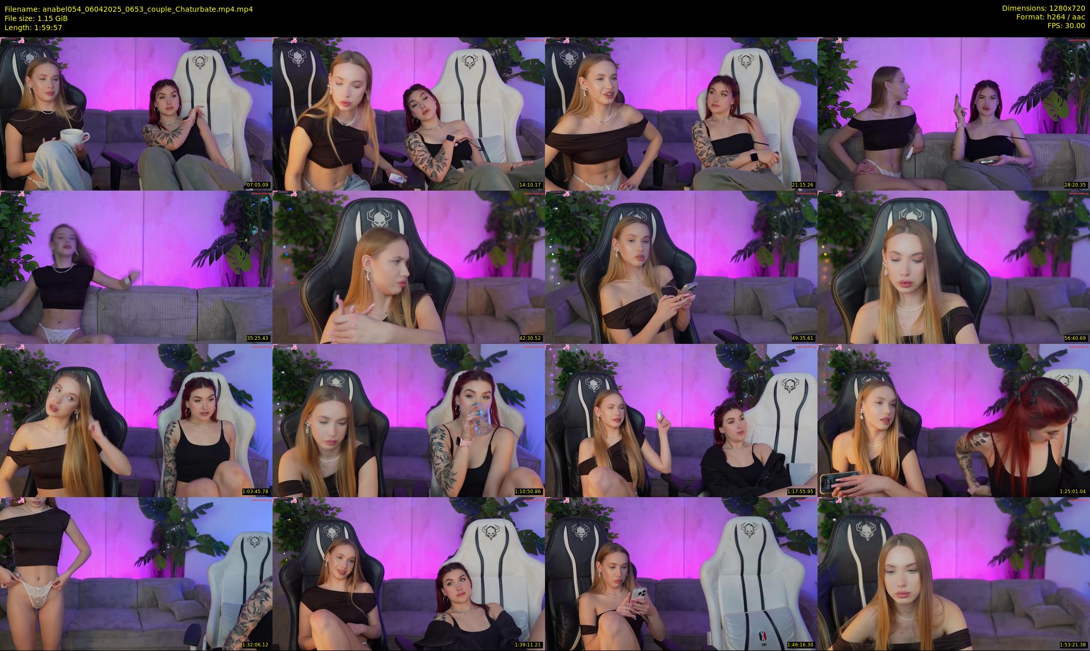 anabel054 — 120 minute Chaturbate female cam show recording, 720p, Apr 6, 2025