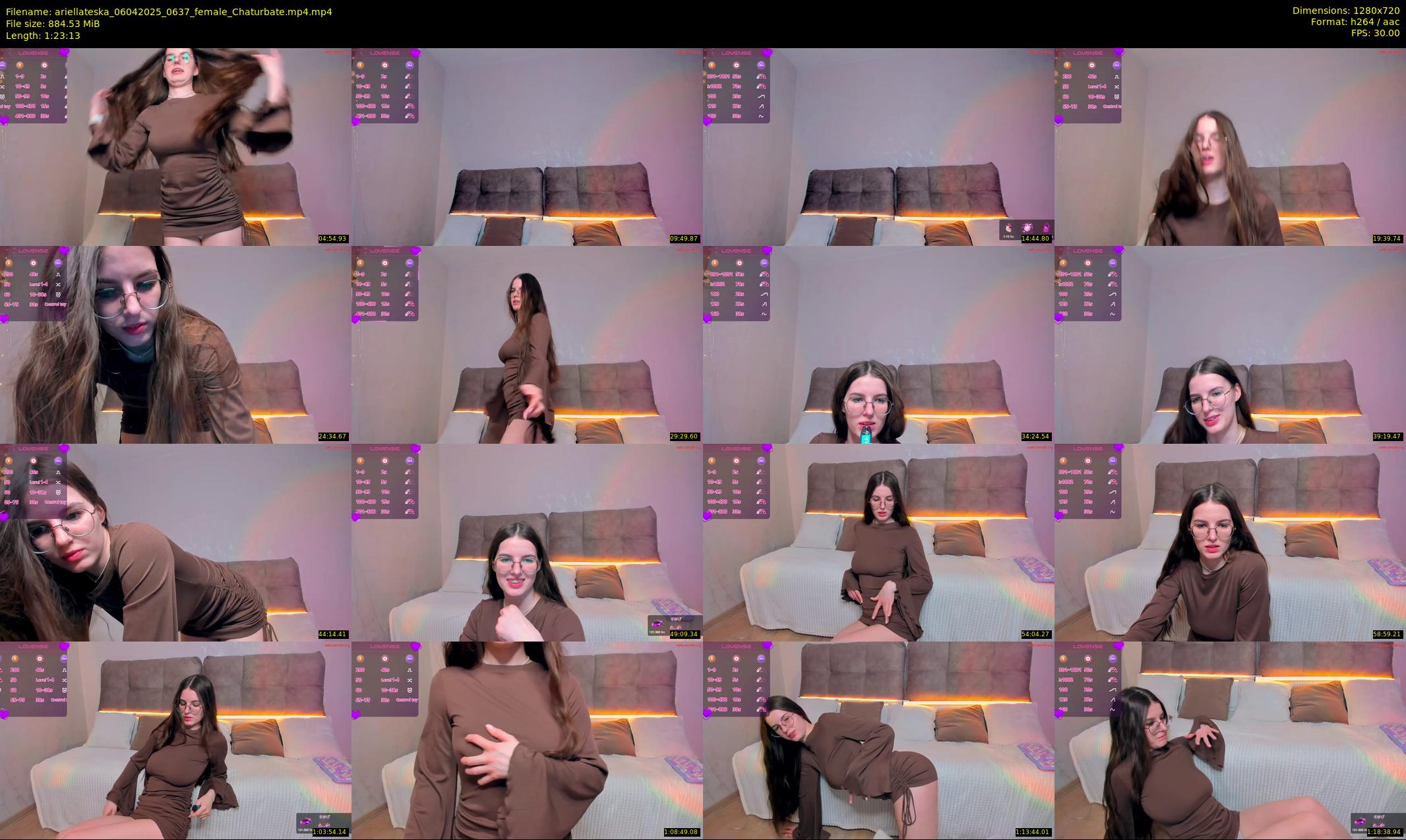ariellateska — 84 minute Chaturbate female cam show recording, 720p, Apr 6, 2025
