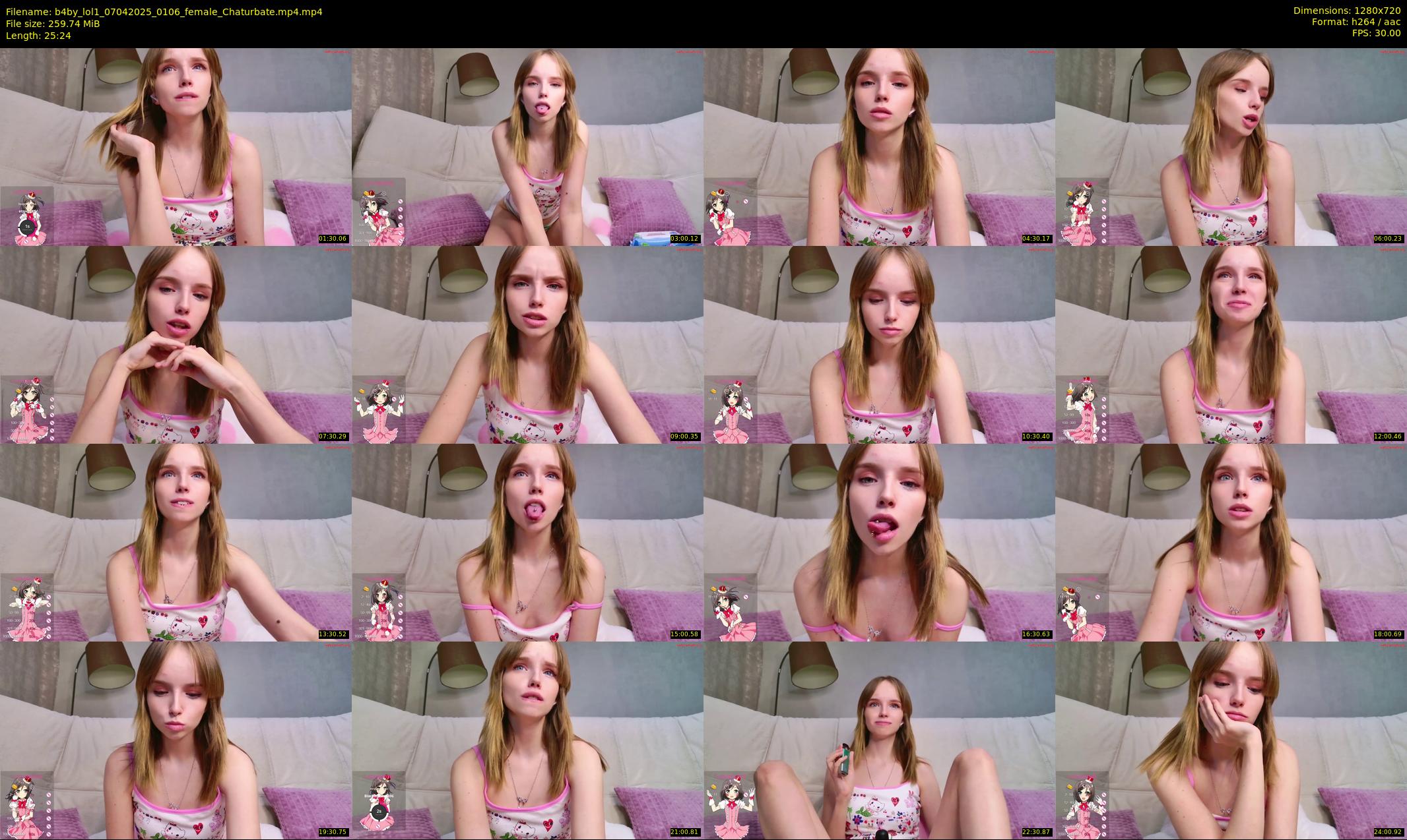 b4by_lol1 — 26 minute Chaturbate female cam show recording, 720p, Apr 7, 2025