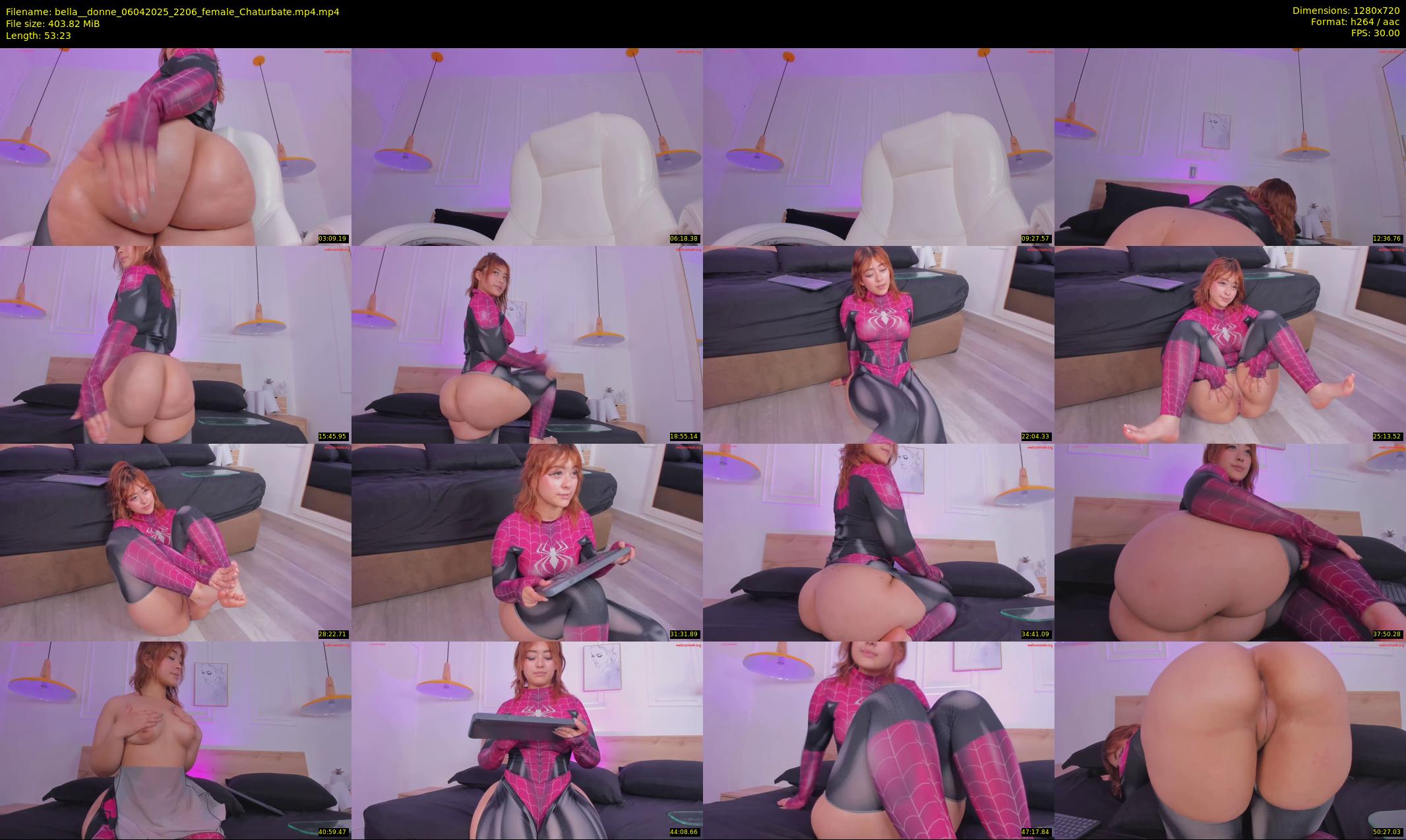 bella__donne — 54 minute Chaturbate female cam show recording, 720p, Apr 6, 2025