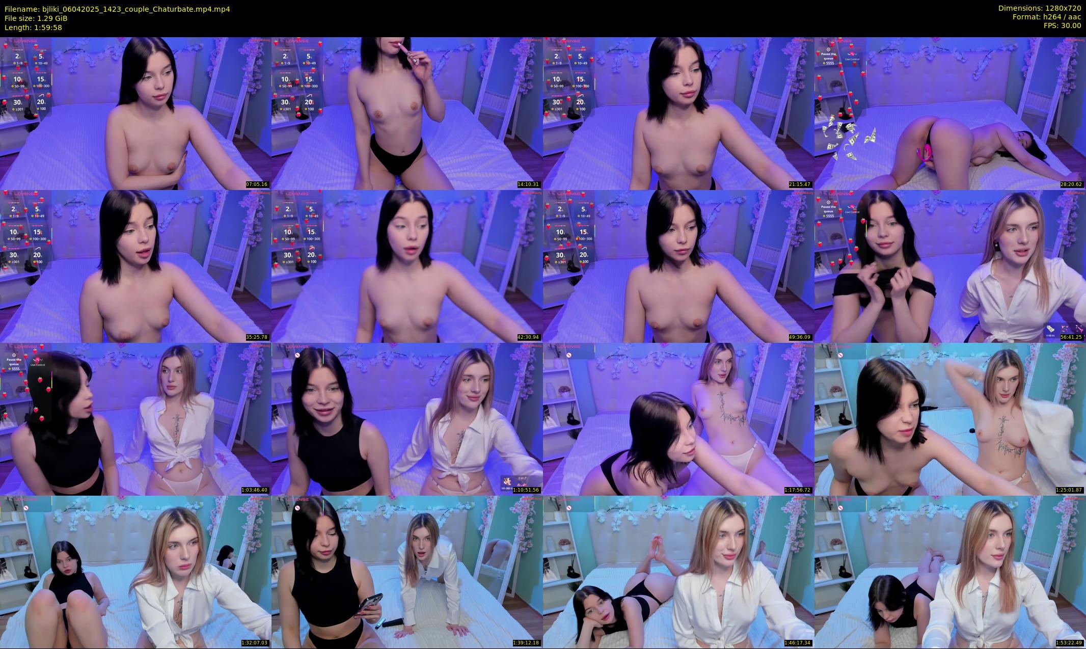 bjliki — 120 minute Chaturbate couple cam show recording, 720p, Apr 6, 2025