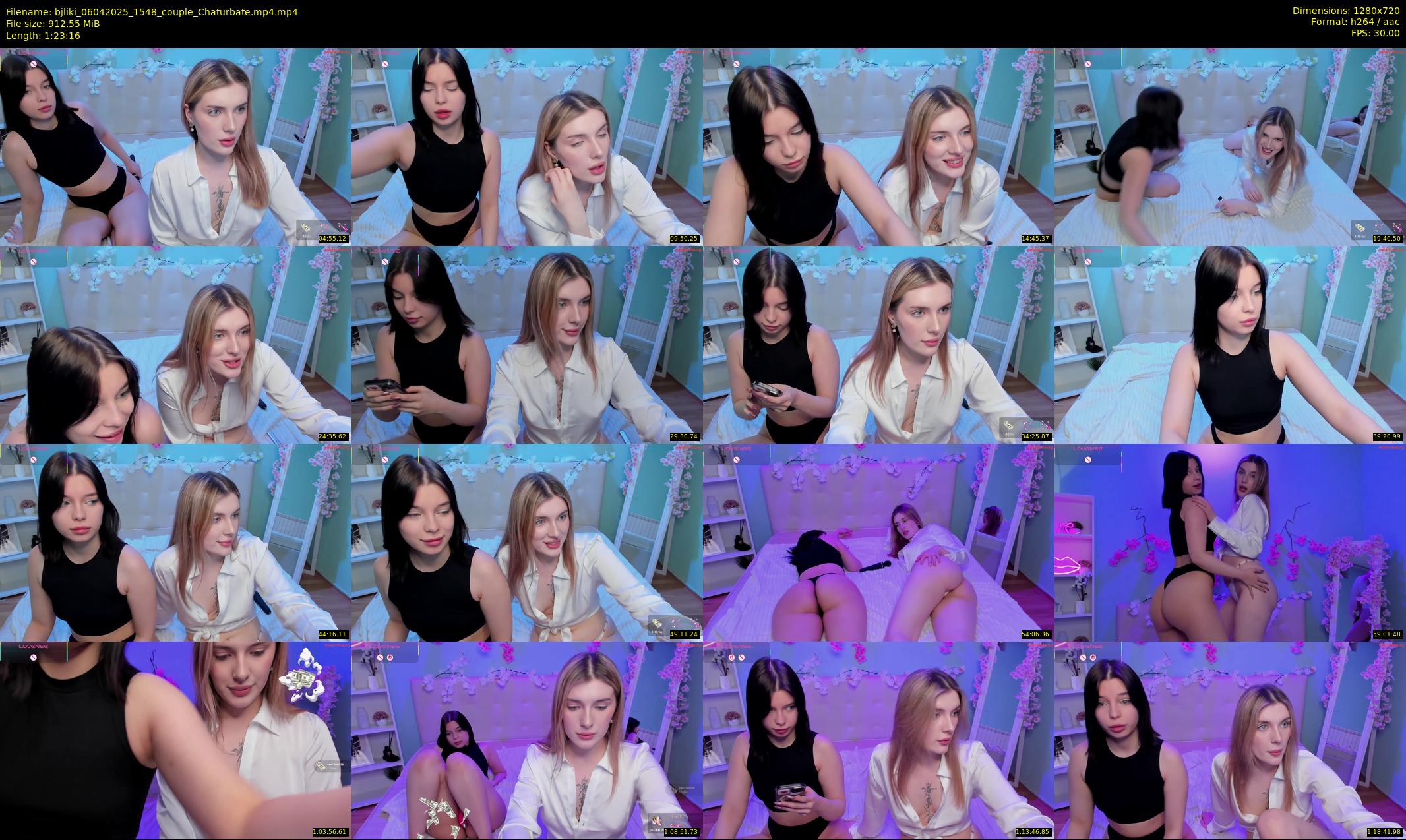 bjliki — 84 minute Chaturbate couple cam show recording, 720p, Apr 6, 2025