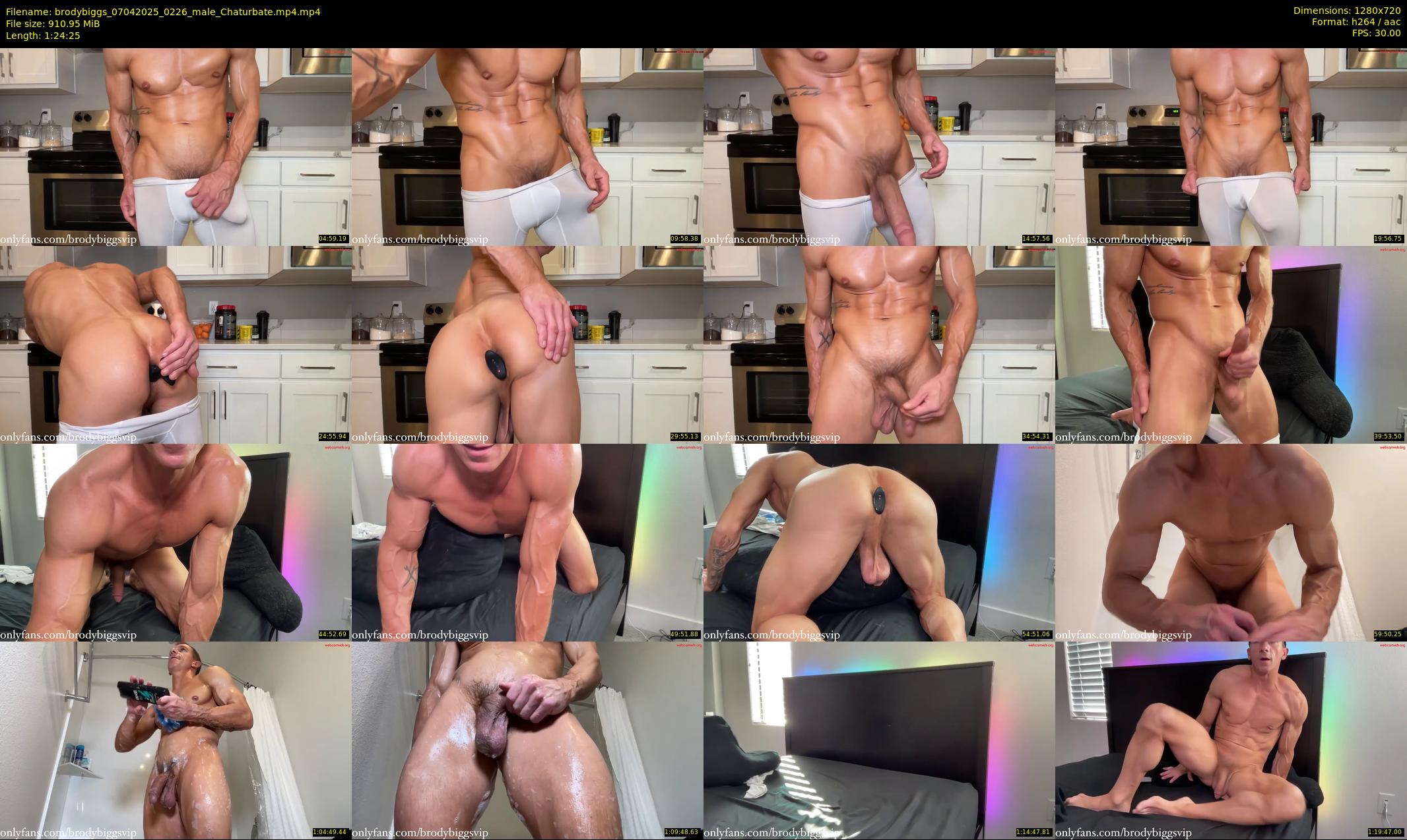 brodybiggs — 85 minute Chaturbate male cam show recording, 720p, Apr 7, 2025