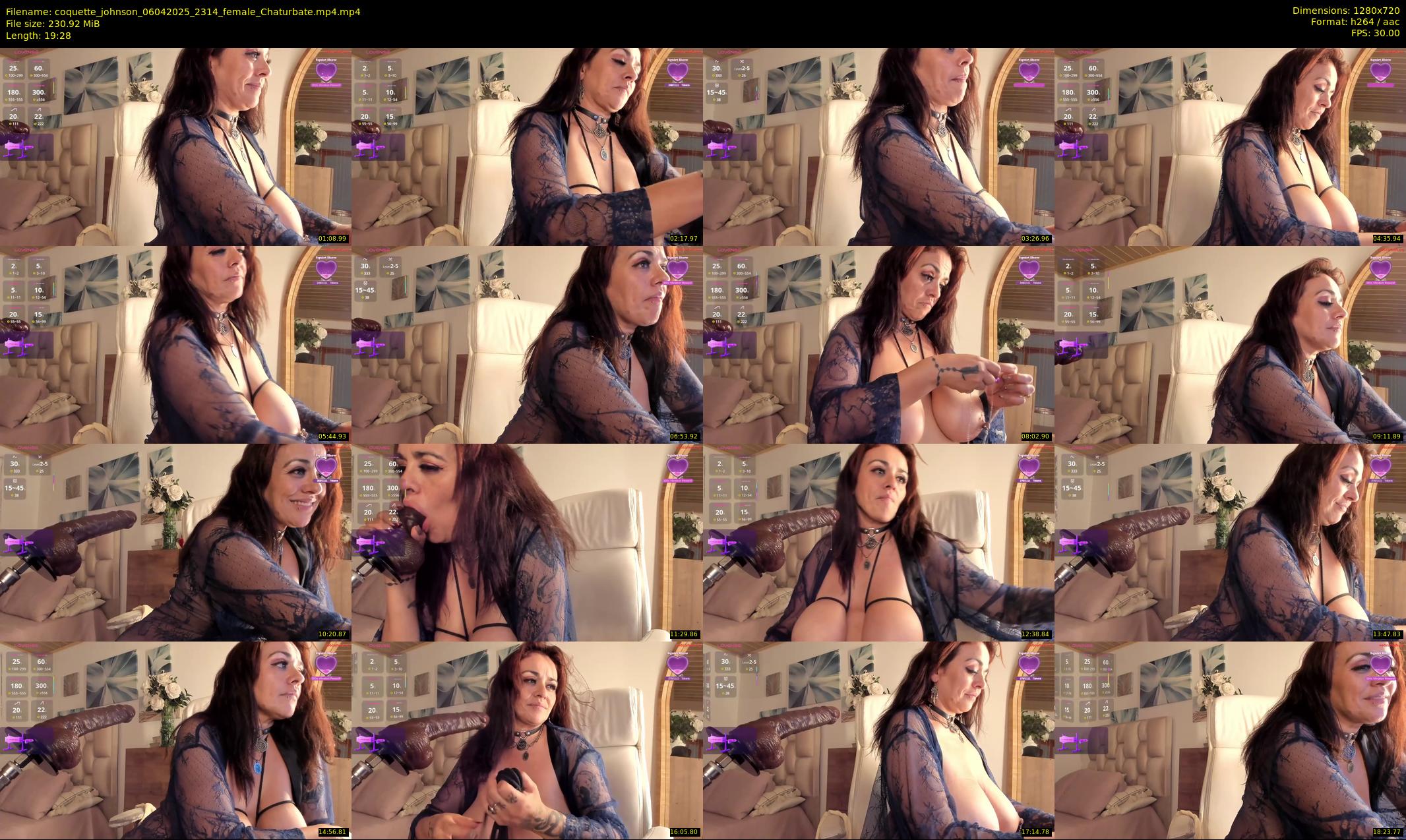 coquette_johnson — 20 minute Chaturbate female cam show recording, 720p, Apr 6, 2025