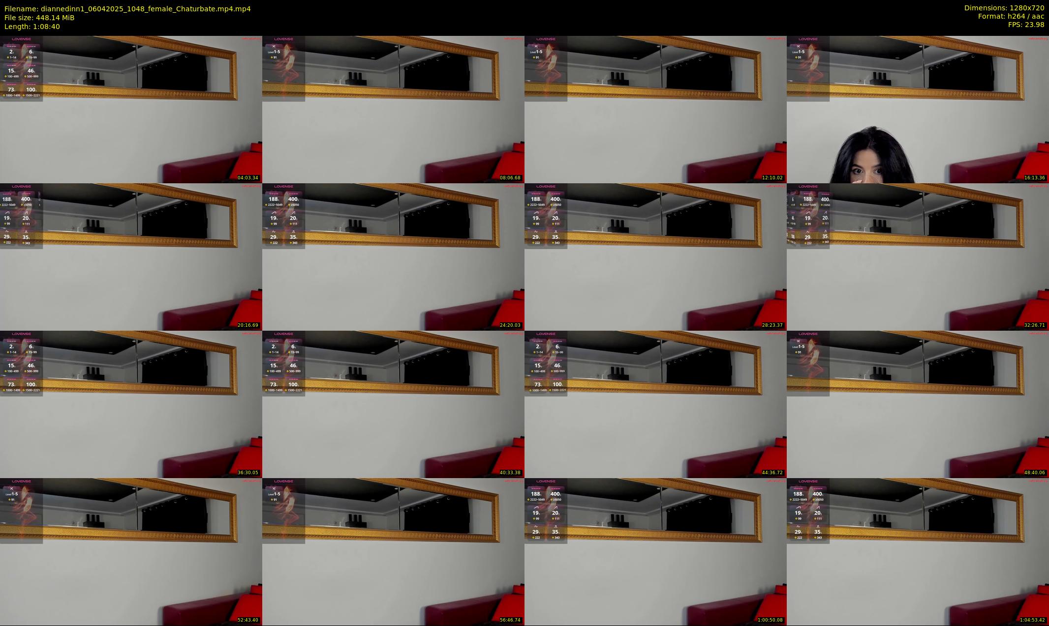 diannedinn1 — 69 minute Chaturbate female cam show recording, 720p, Apr 6, 2025