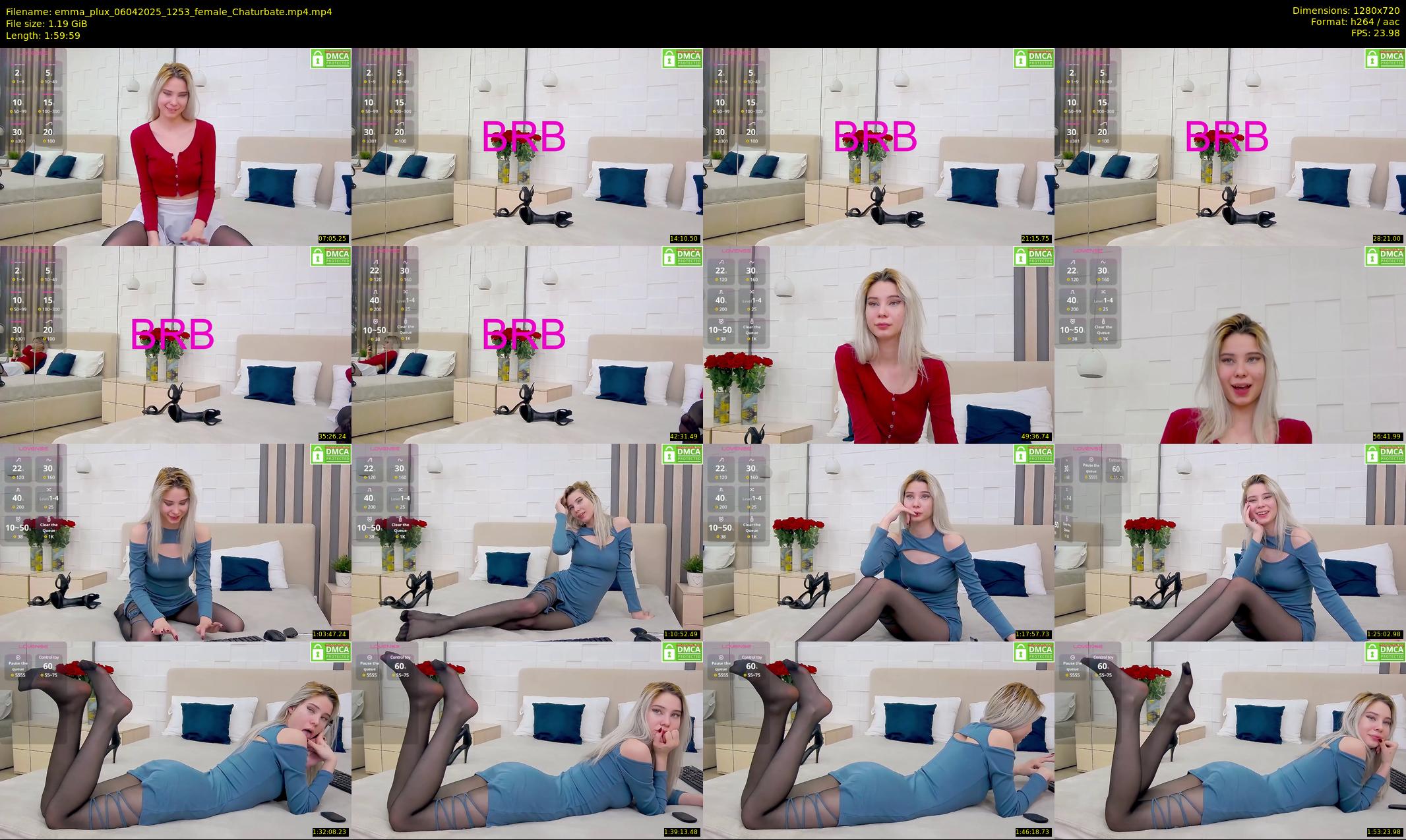 emma_plux — 120 minute Chaturbate female cam show recording, 720p, Apr 6, 2025