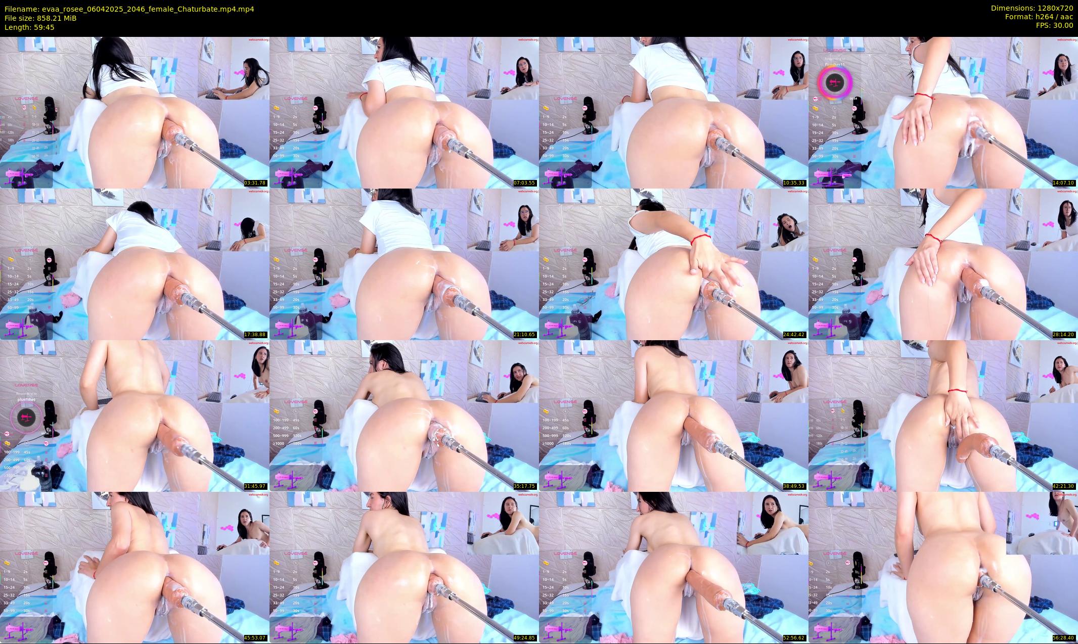 evaa_rosee — 60 minute Chaturbate female cam show recording, 720p, Apr 6, 2025