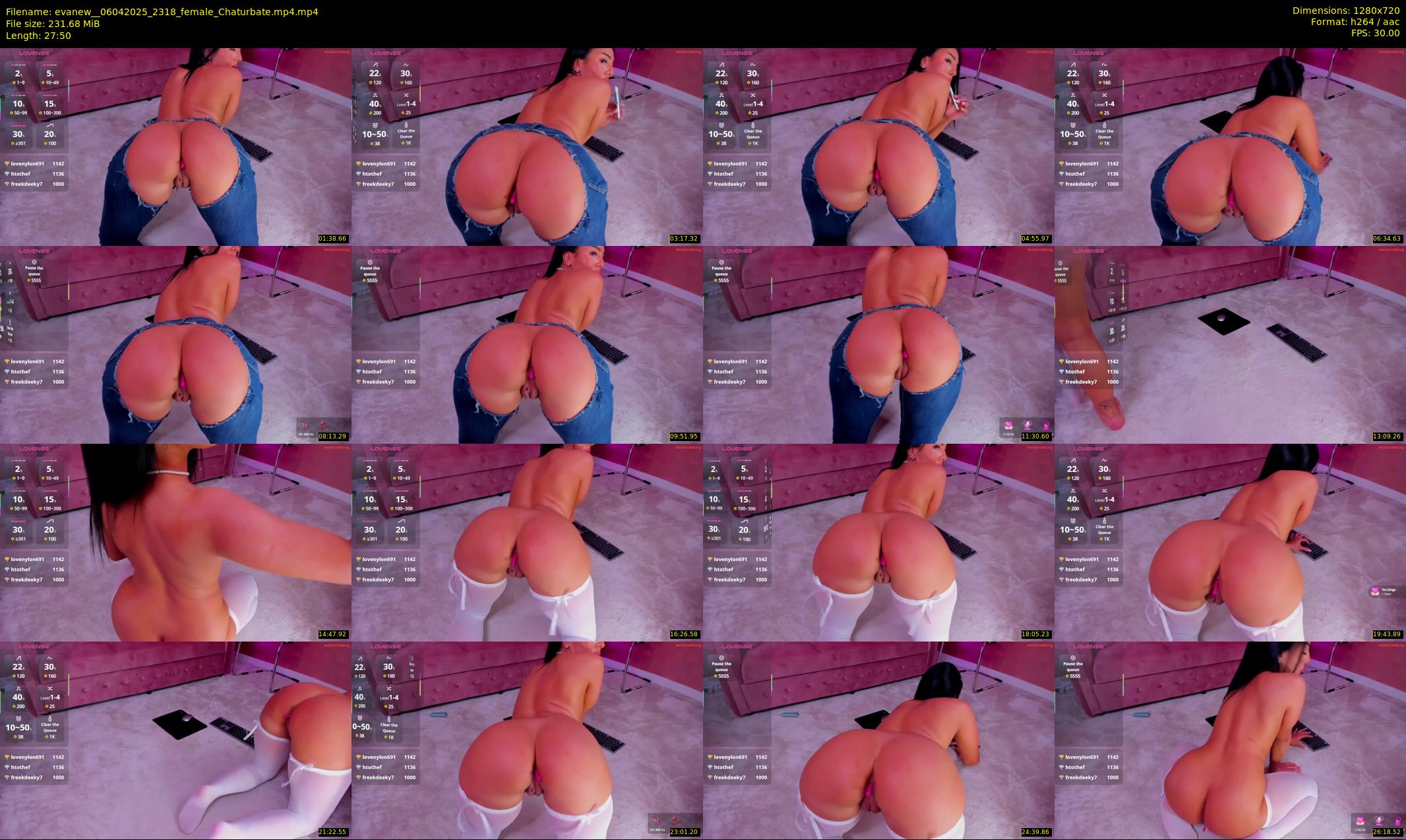 evanew_ — 28 minute Chaturbate female cam show recording, 720p, Apr 6, 2025