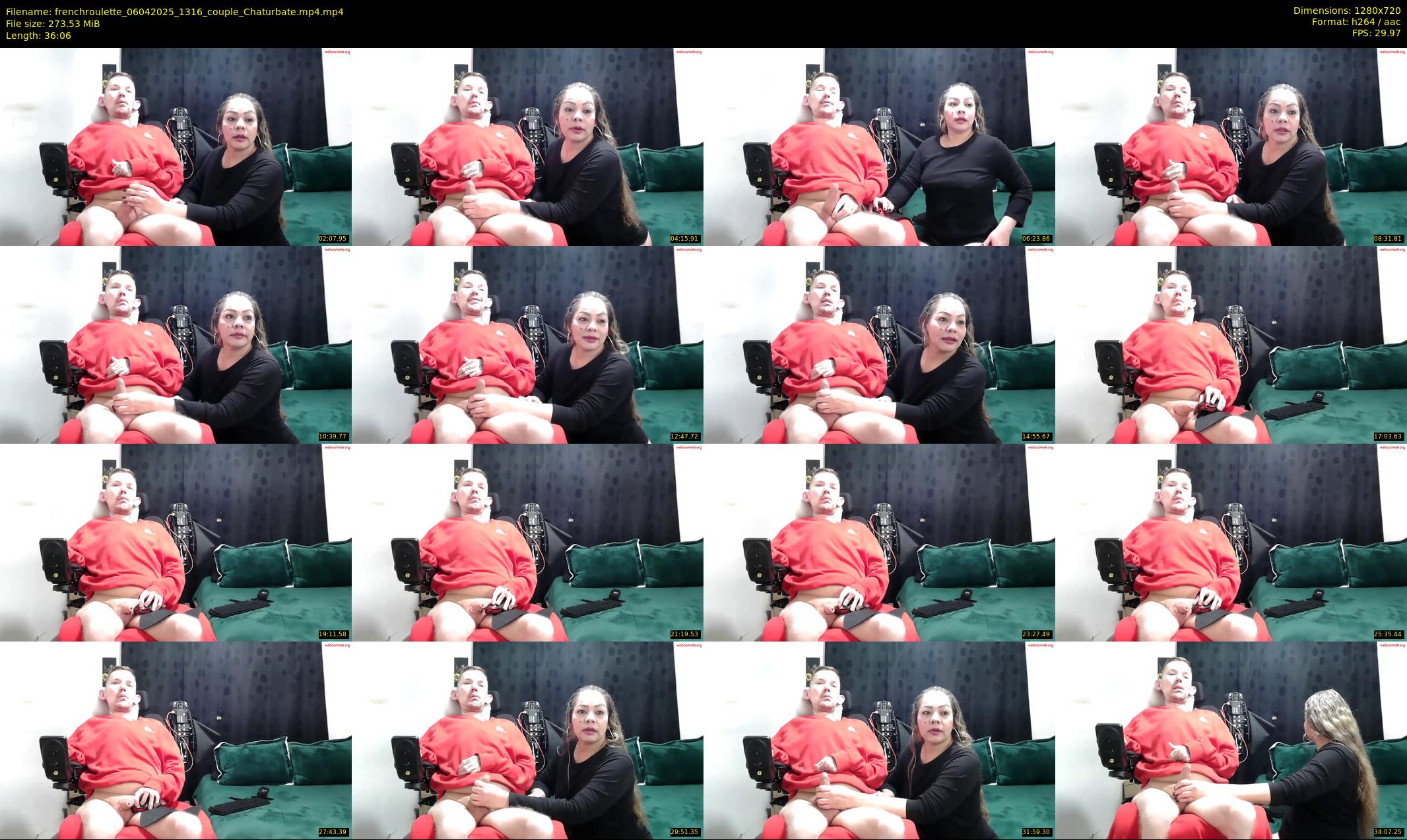 frenchroulette — 37 minute Chaturbate couple cam show recording, 720p, Apr 6, 2025