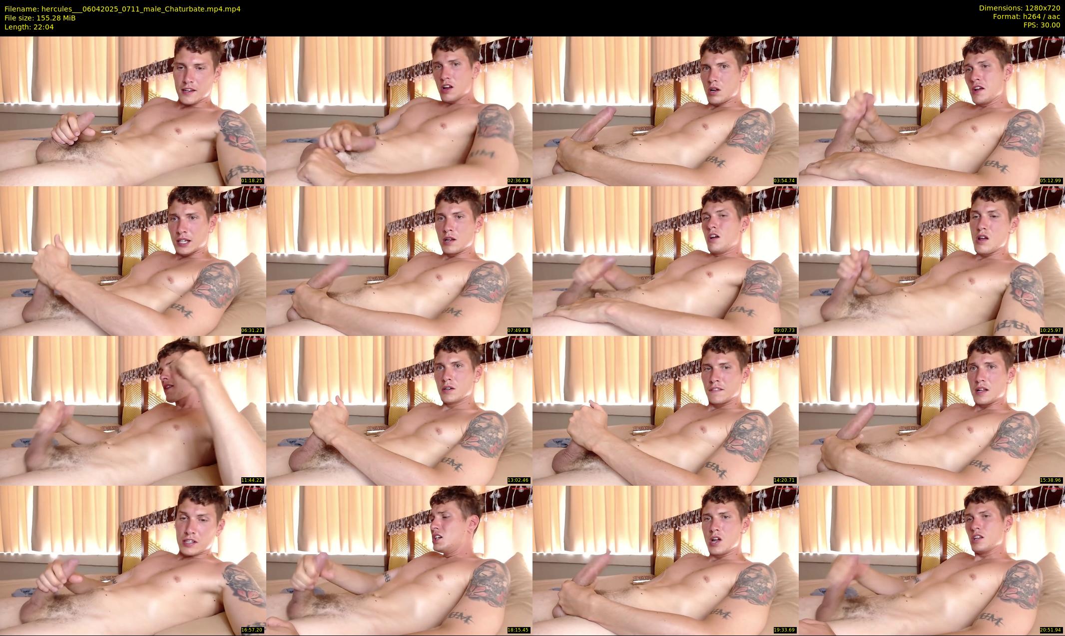hercules__ — 23 minute Chaturbate male cam show recording, 720p, Apr 6, 2025