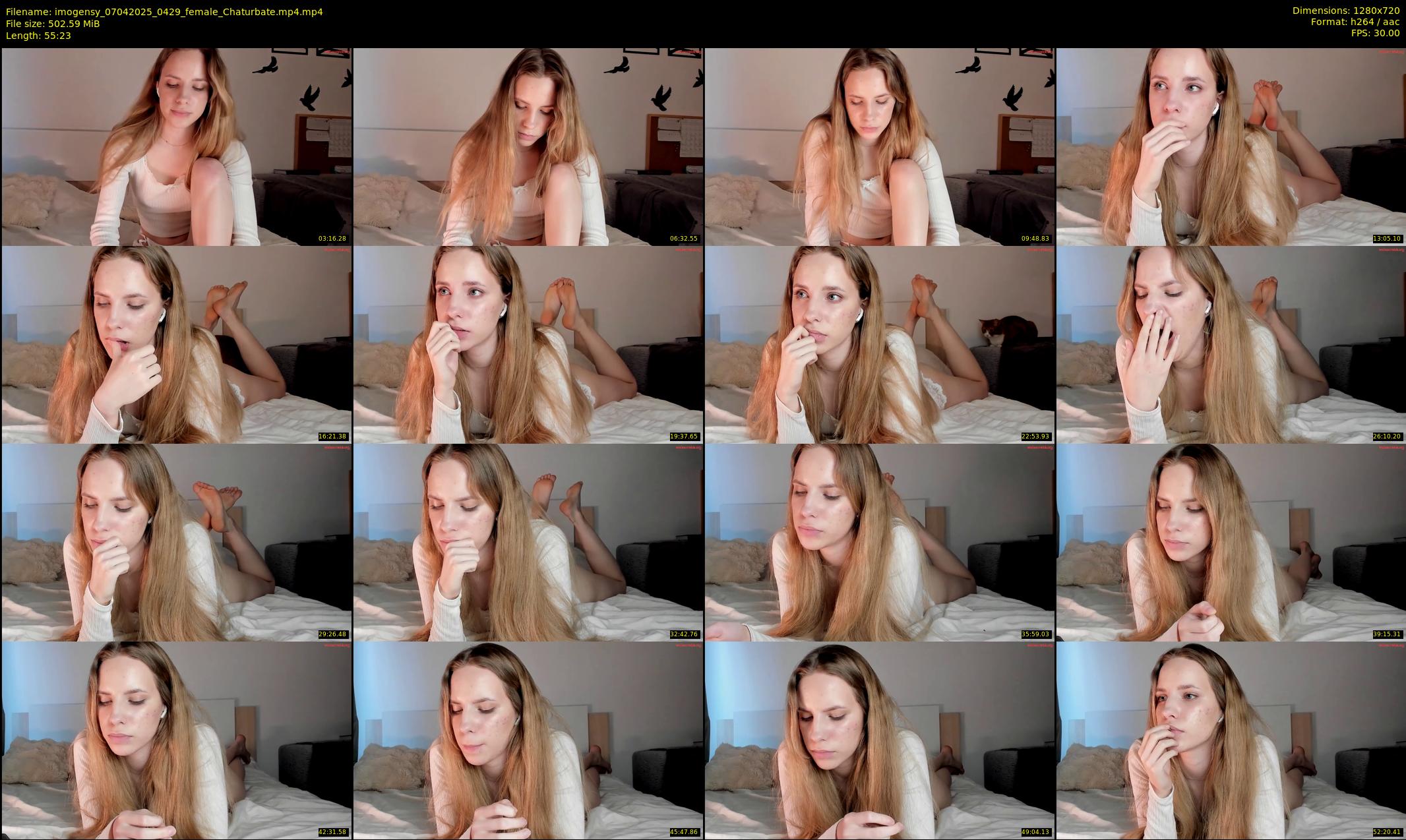 imogensy — 56 minute Chaturbate female cam show recording, 720p, Apr 7, 2025