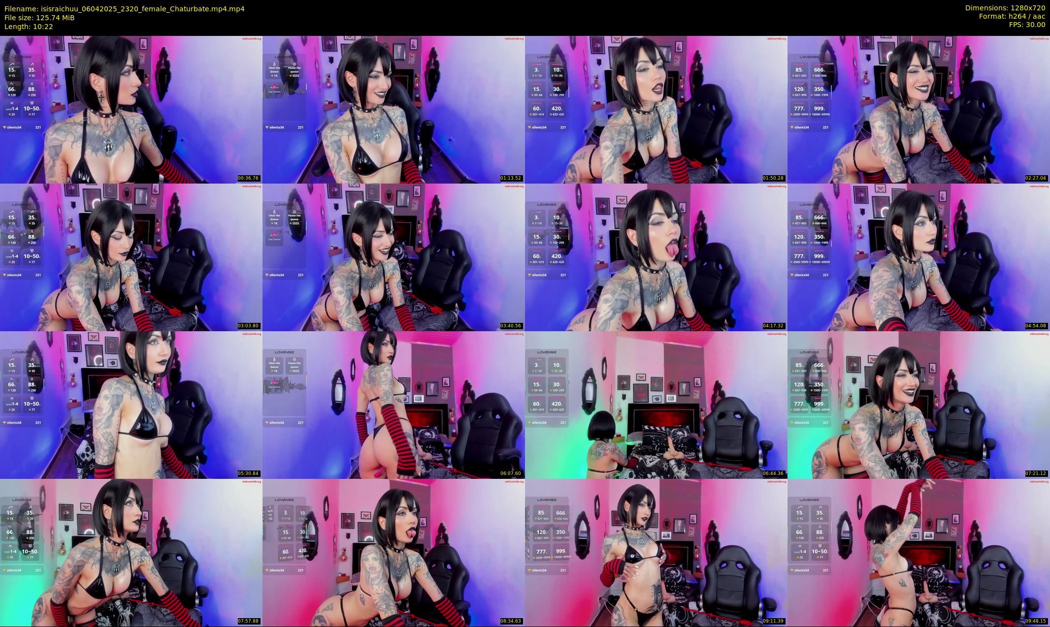 isisraichuu — 11 minute Chaturbate female cam show recording, 720p, Apr 6, 2025