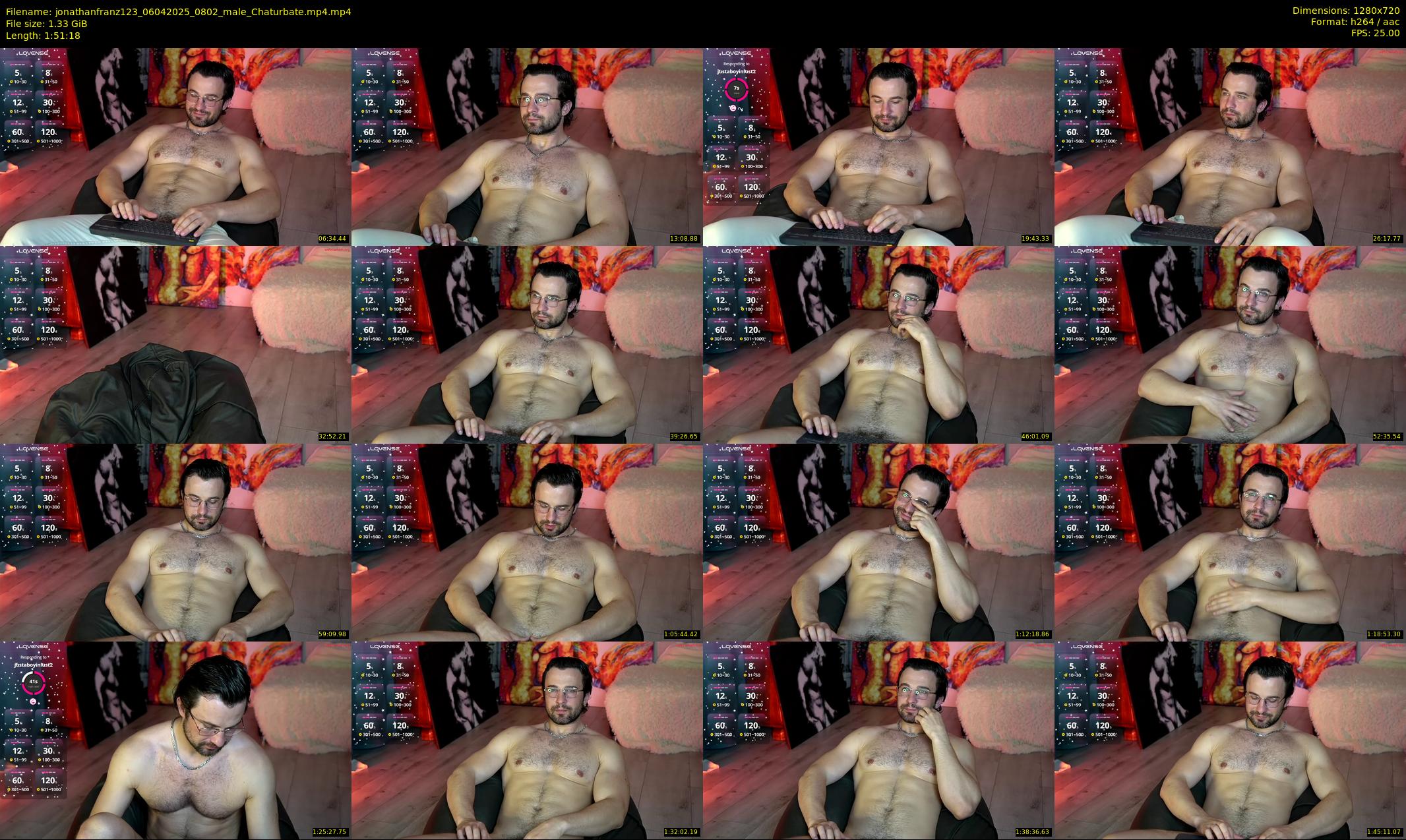 jonathanfranz123 — 112 minute Chaturbate male cam show recording, 720p, Apr 6, 2025