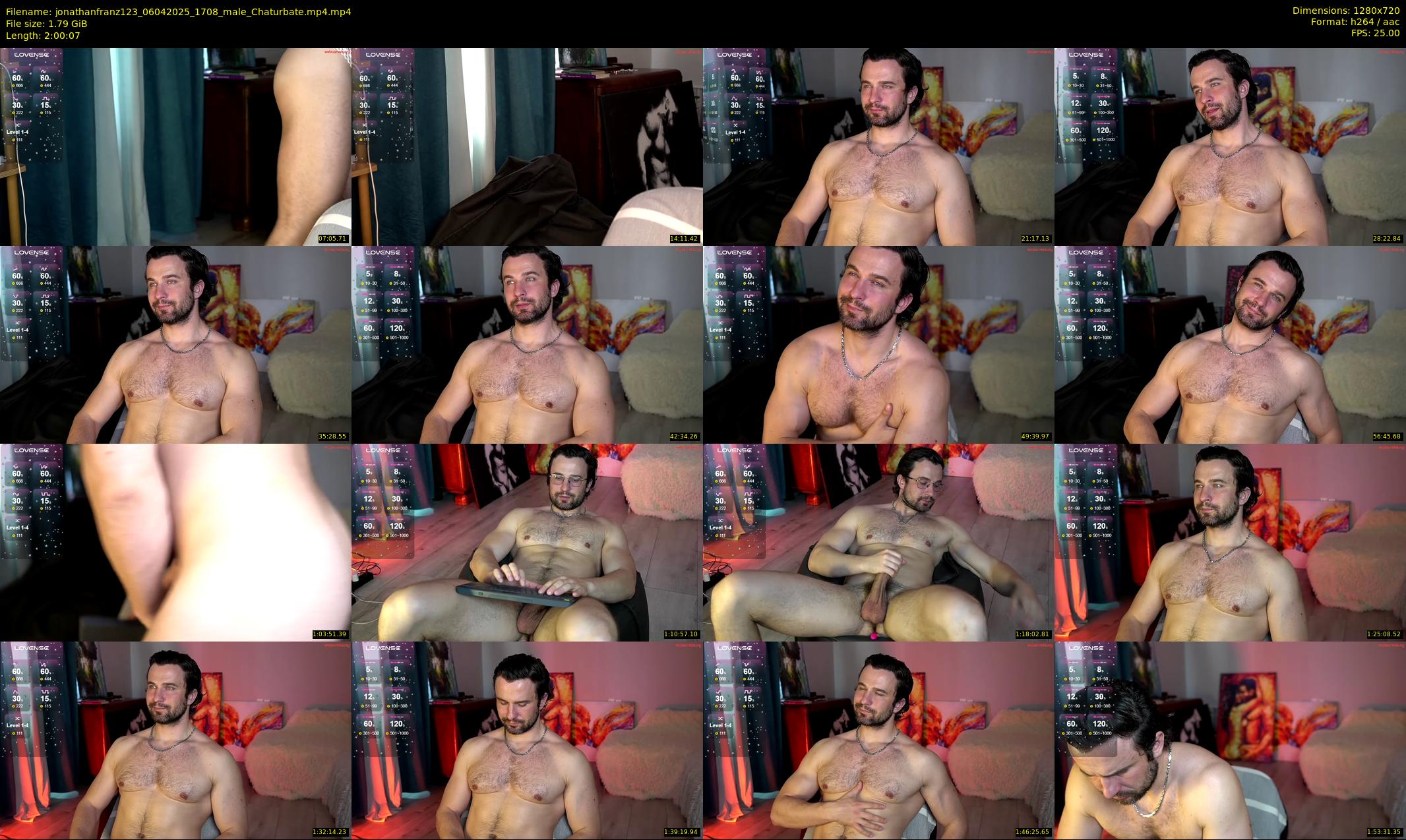 jonathanfranz123 — 121 minute Chaturbate male cam show recording, 720p, Apr 6, 2025
