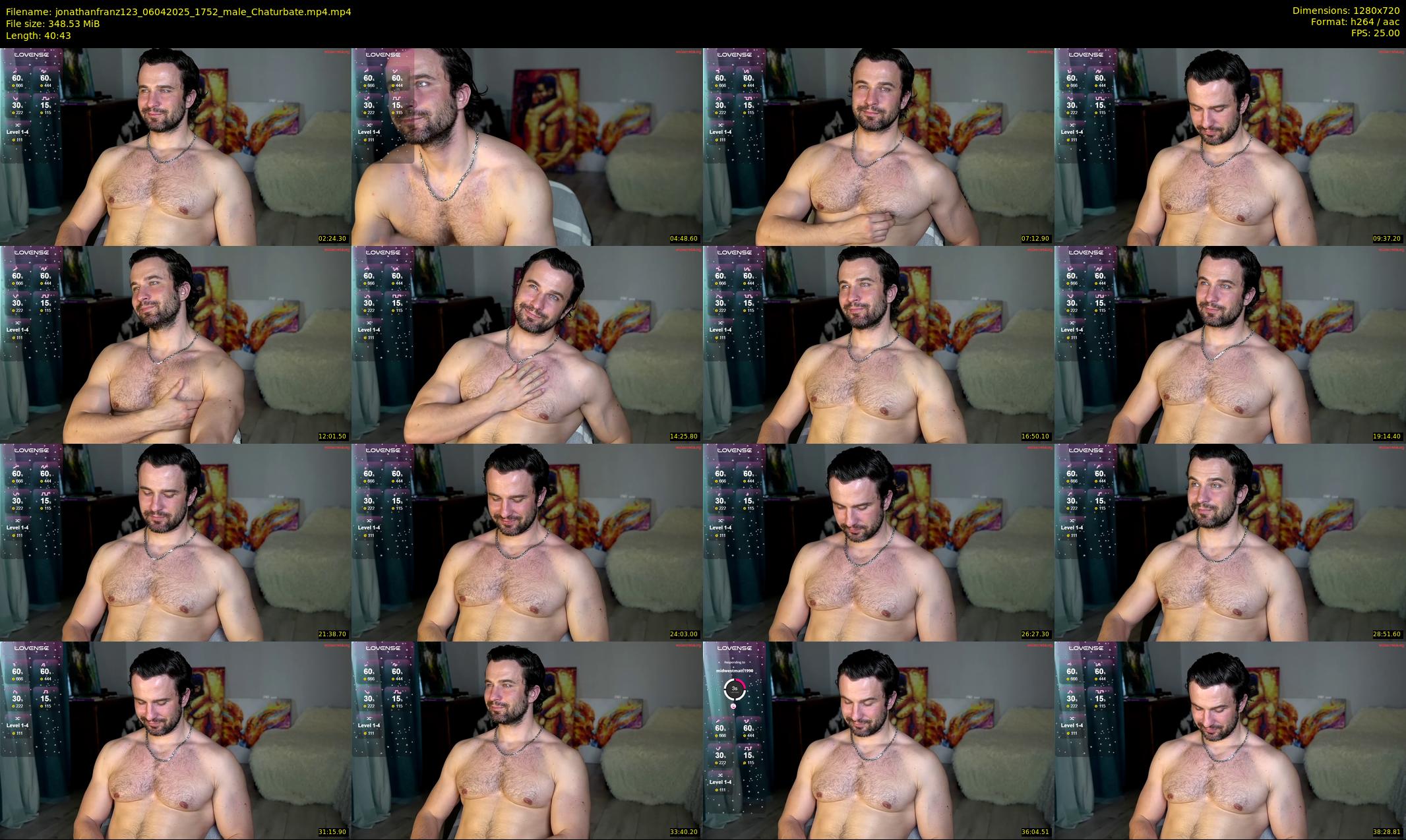 jonathanfranz123 — 41 minute Chaturbate male cam show recording, 720p, Apr 6, 2025