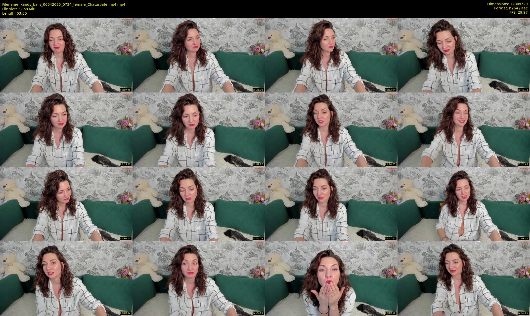 kandy_balls — 3 minute Chaturbate female cam show recording, 720p, Apr 6, 2025