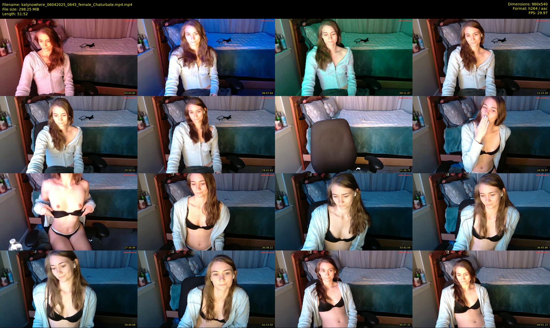 katynowhere — 52 minute Chaturbate female cam show recording, 480p, Apr 6, 2025