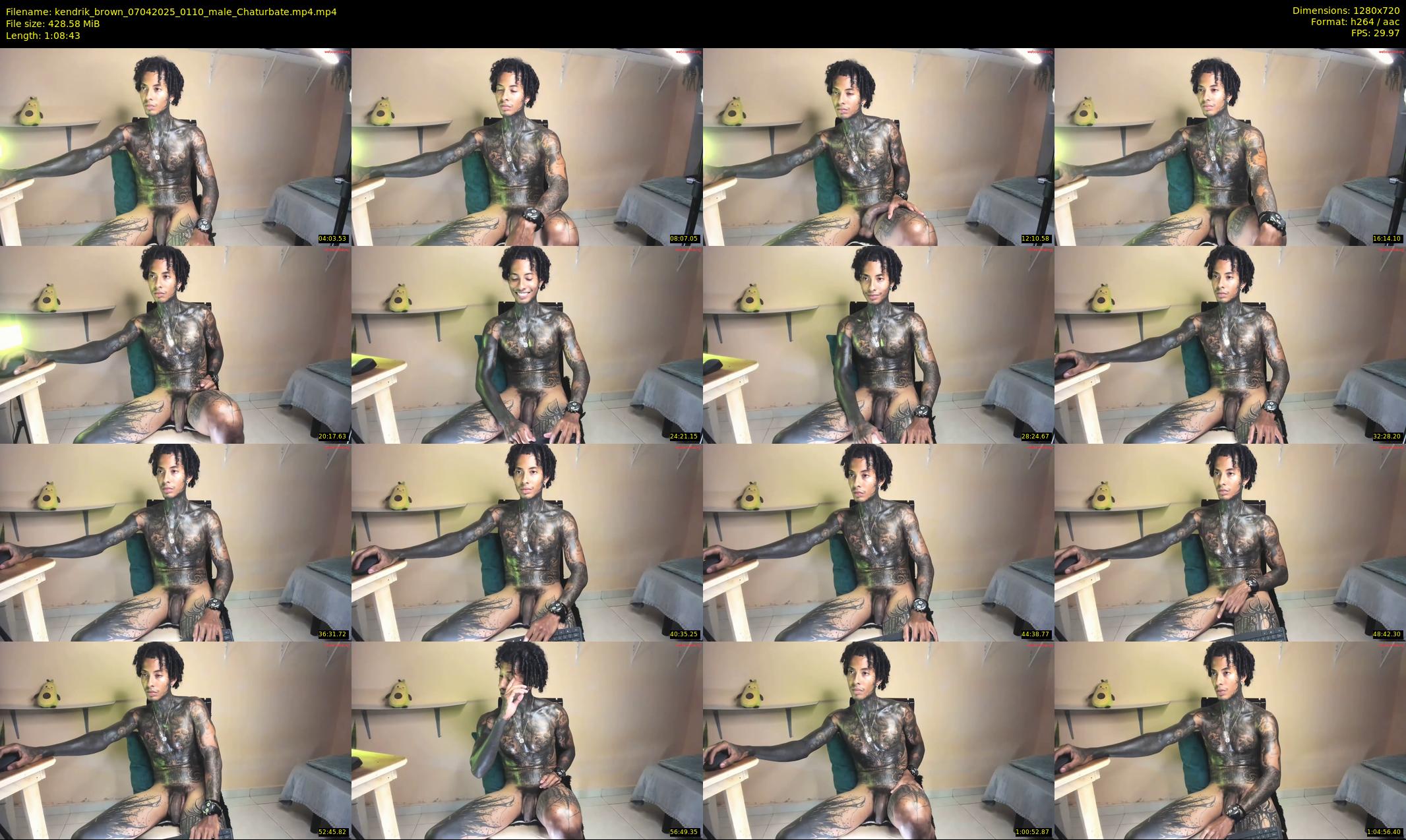 kendrik_brown — 69 minute Chaturbate male cam show recording, 720p, Apr 7, 2025
