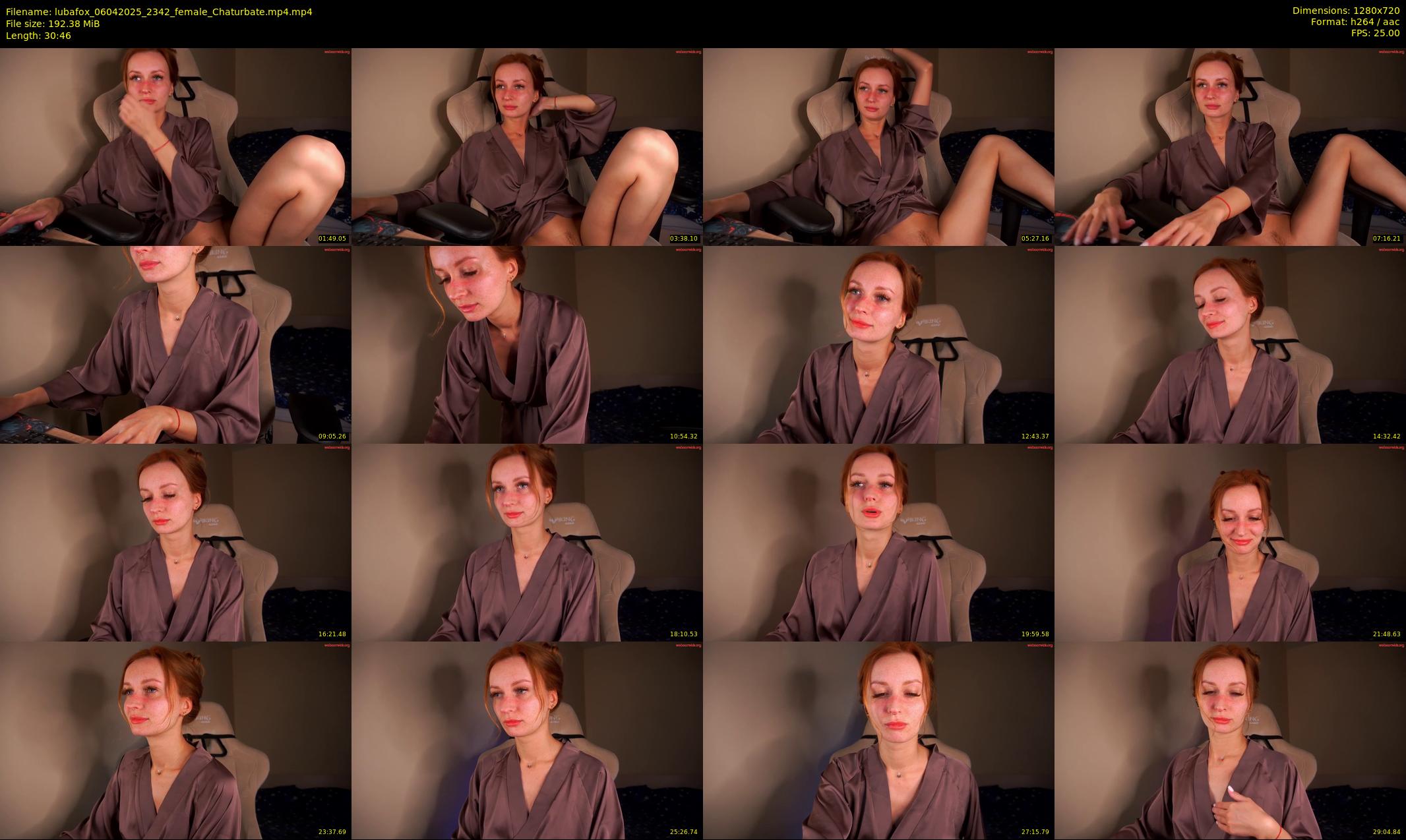 lubafox — 31 minute Chaturbate female cam show recording, 720p, Apr 6, 2025