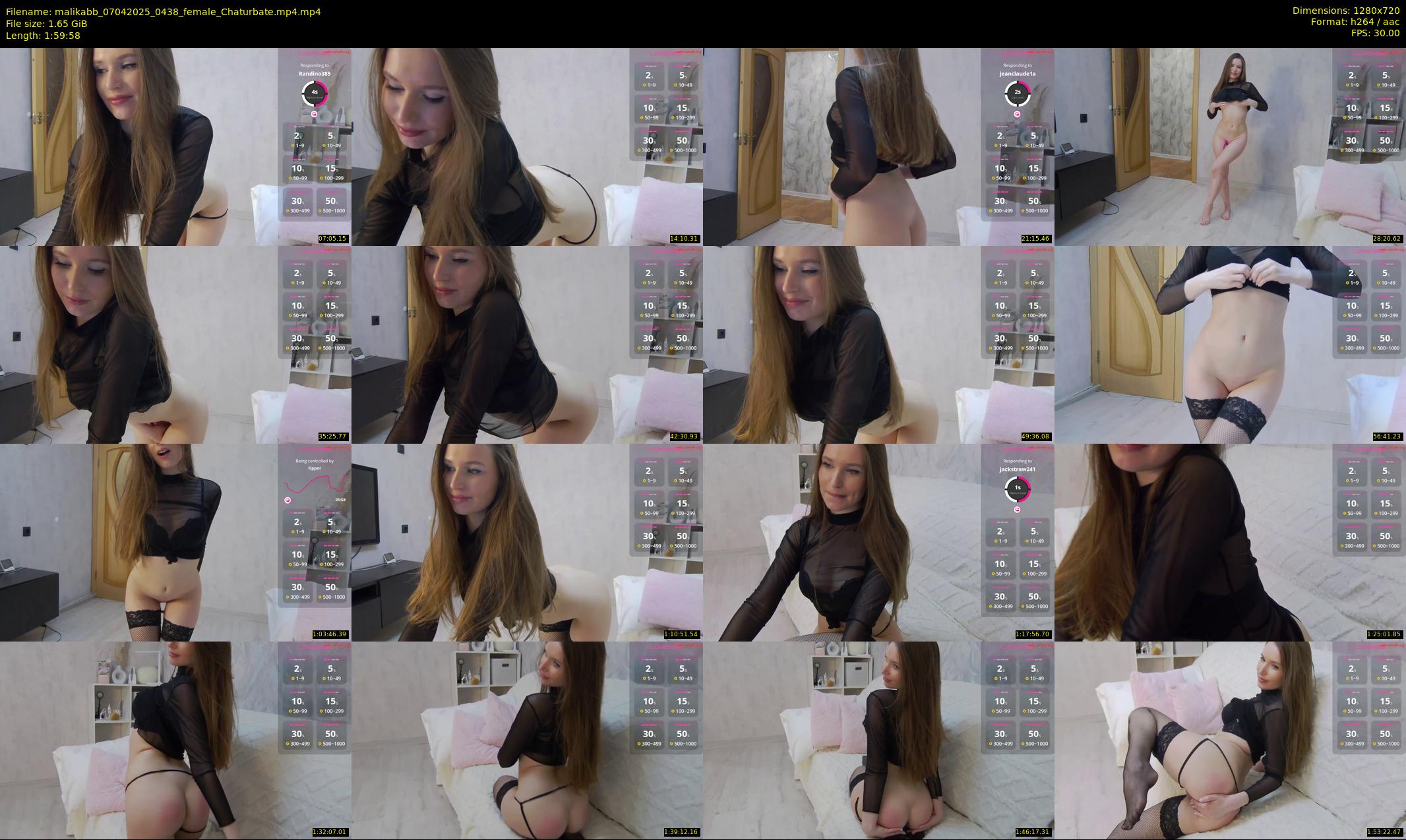malikabb — 120 minute Chaturbate female cam show recording, 720p, Apr 7, 2025