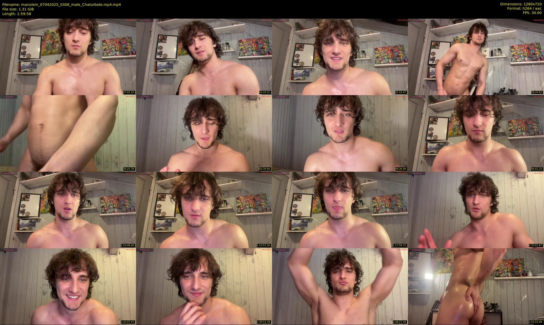 manolein — 120 minute Chaturbate male cam show recording, 720p, Apr 7, 2025