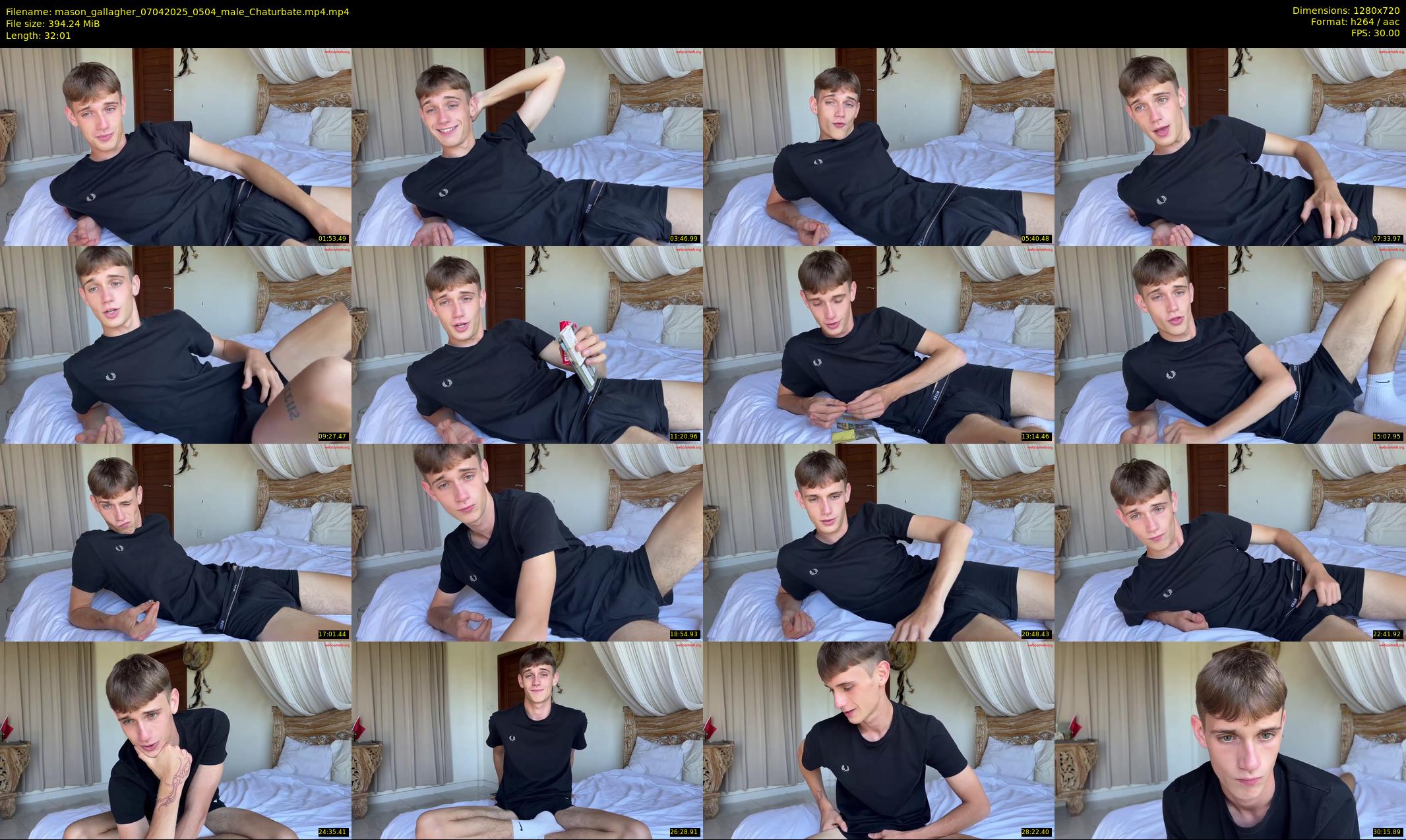 mason_gallagher — 33 minute Chaturbate male cam show recording, 720p, Apr 7, 2025