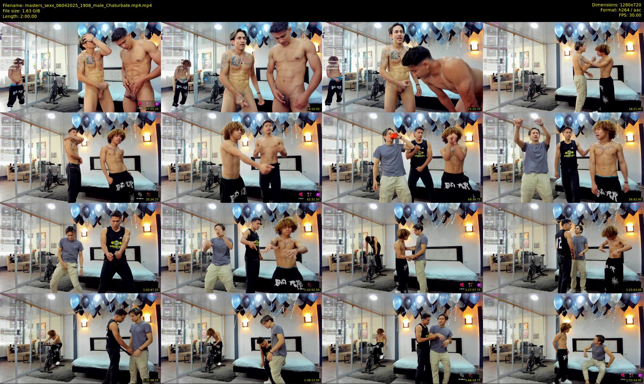 masters_sexx — 120 minute Chaturbate male cam show recording, 720p, Apr 6, 2025