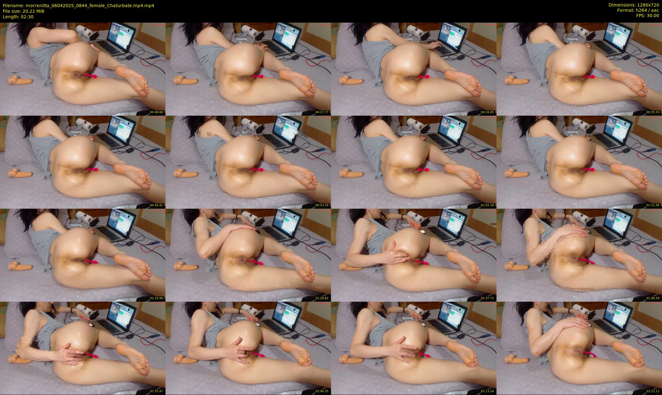 morrenitta — 3 minute Chaturbate female cam show recording, 720p, Apr 6, 2025