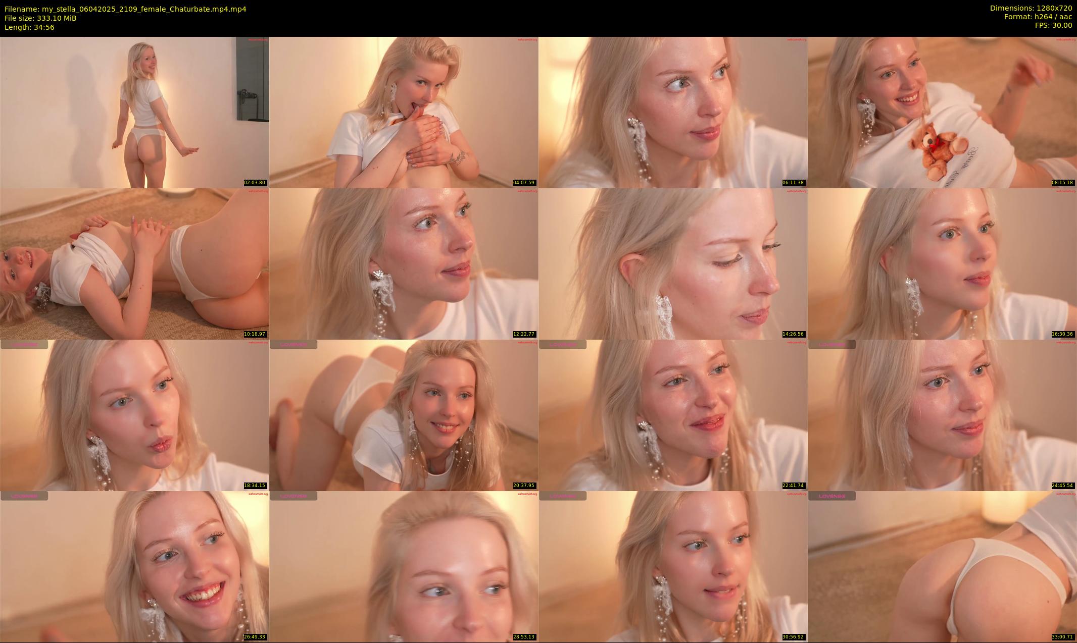 my_stella — 35 minute Chaturbate female cam show recording, 720p, Apr 6, 2025