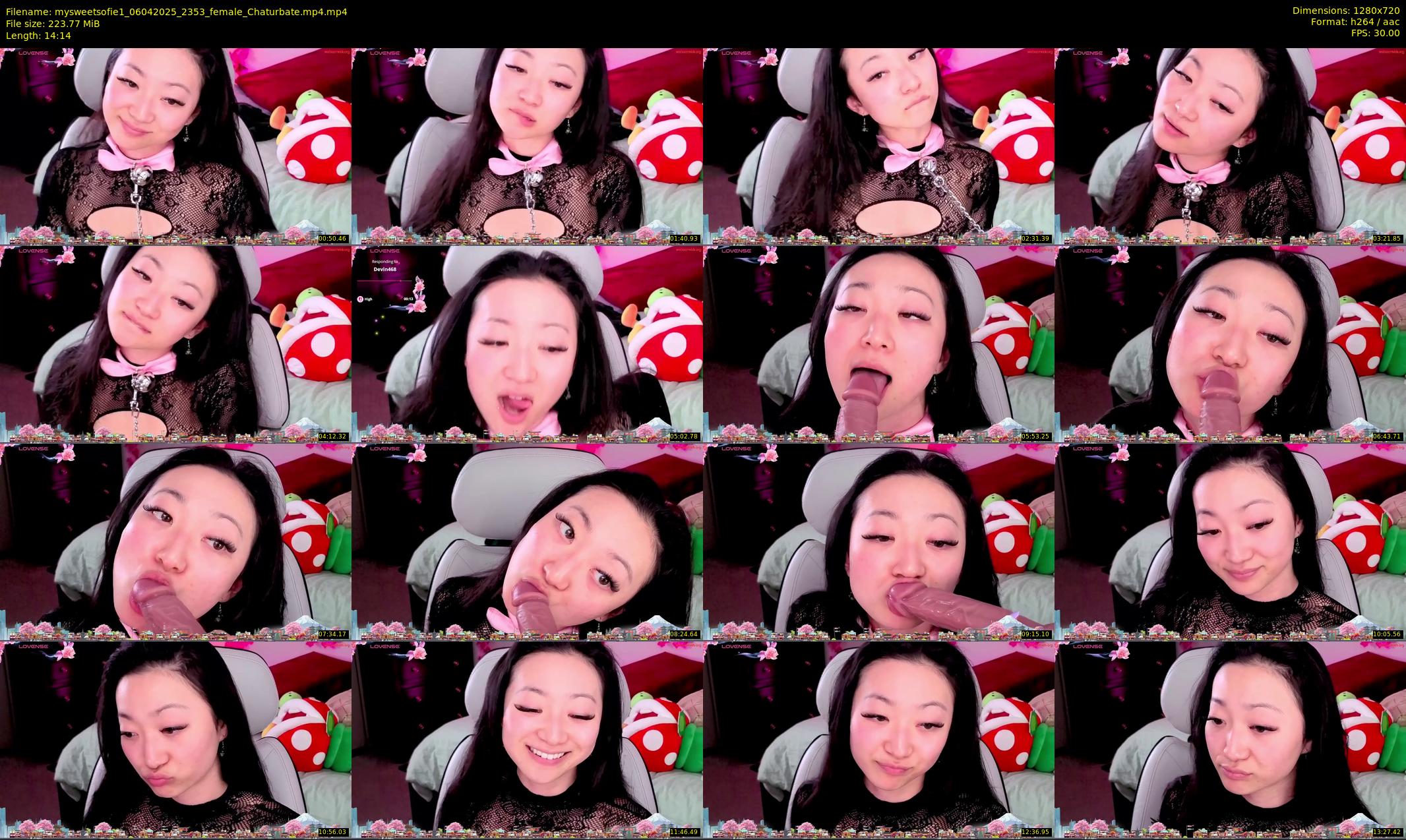mysweetsofie1 — 15 minute Chaturbate female cam show recording, 720p, Apr 6, 2025