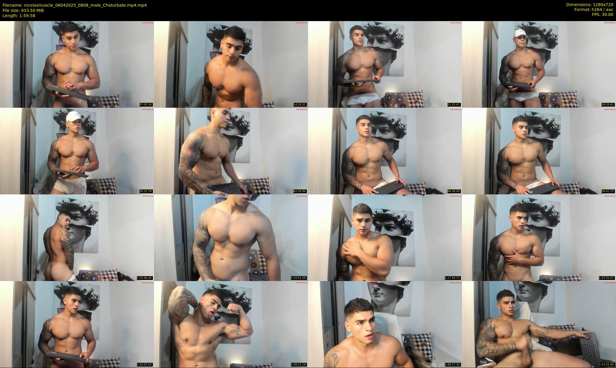 nicolasmuscle — 120 minute Chaturbate male cam show recording, 720p, Apr 6, 2025