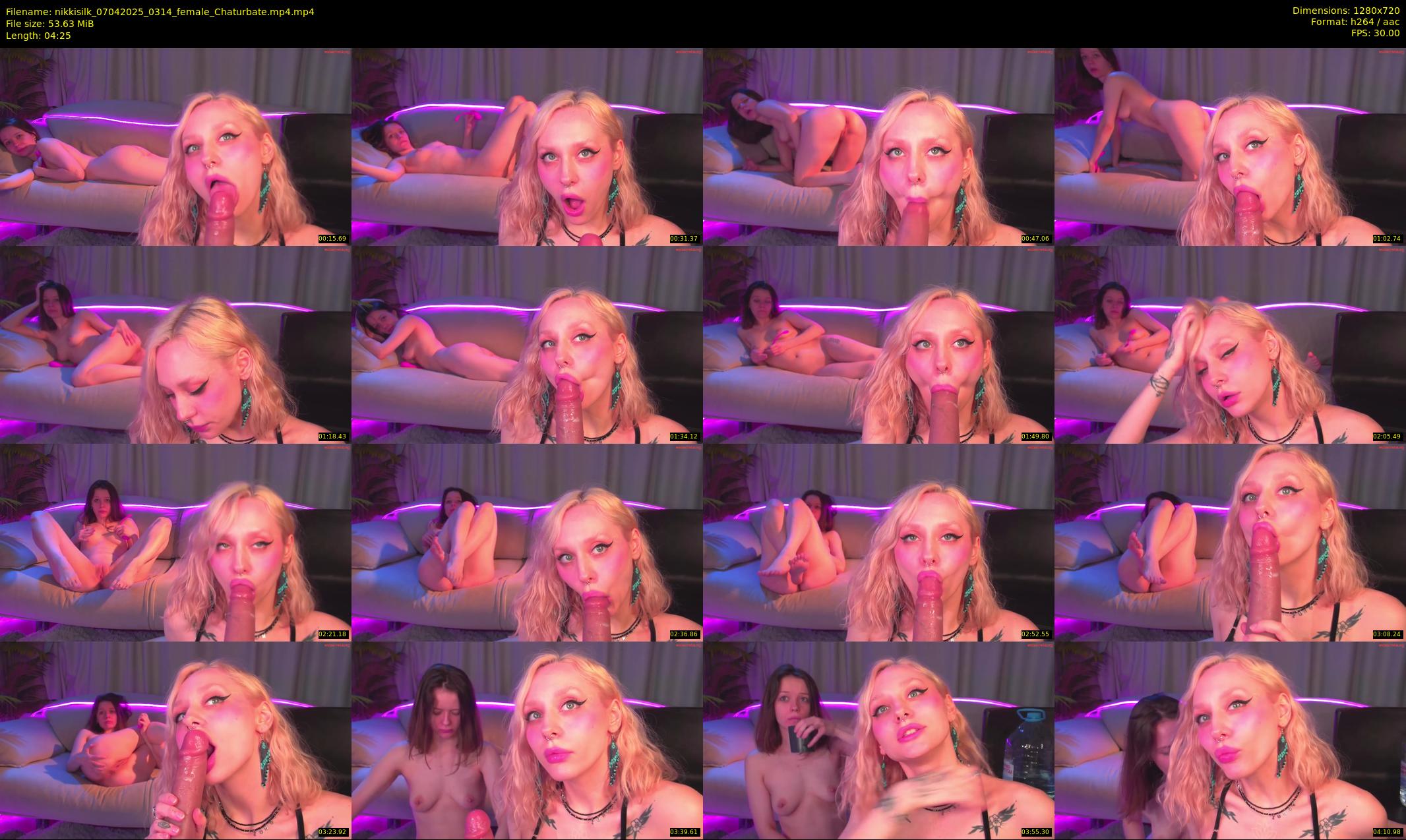 nikkisilk — 5 minute Chaturbate female cam show recording, 720p, Apr 7, 2025