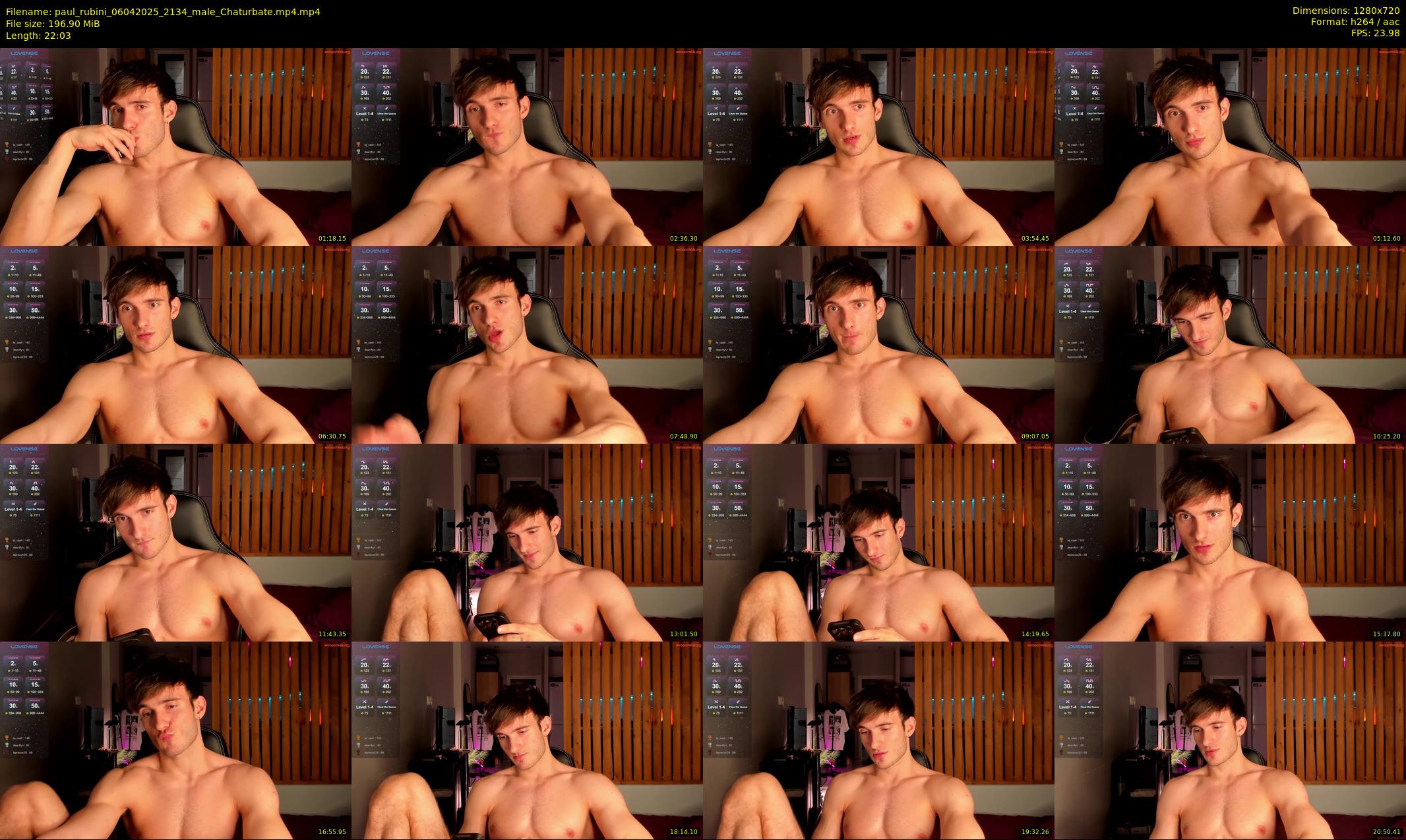 paul_rubini — 23 minute Chaturbate male cam show recording, 720p, Apr 6, 2025
