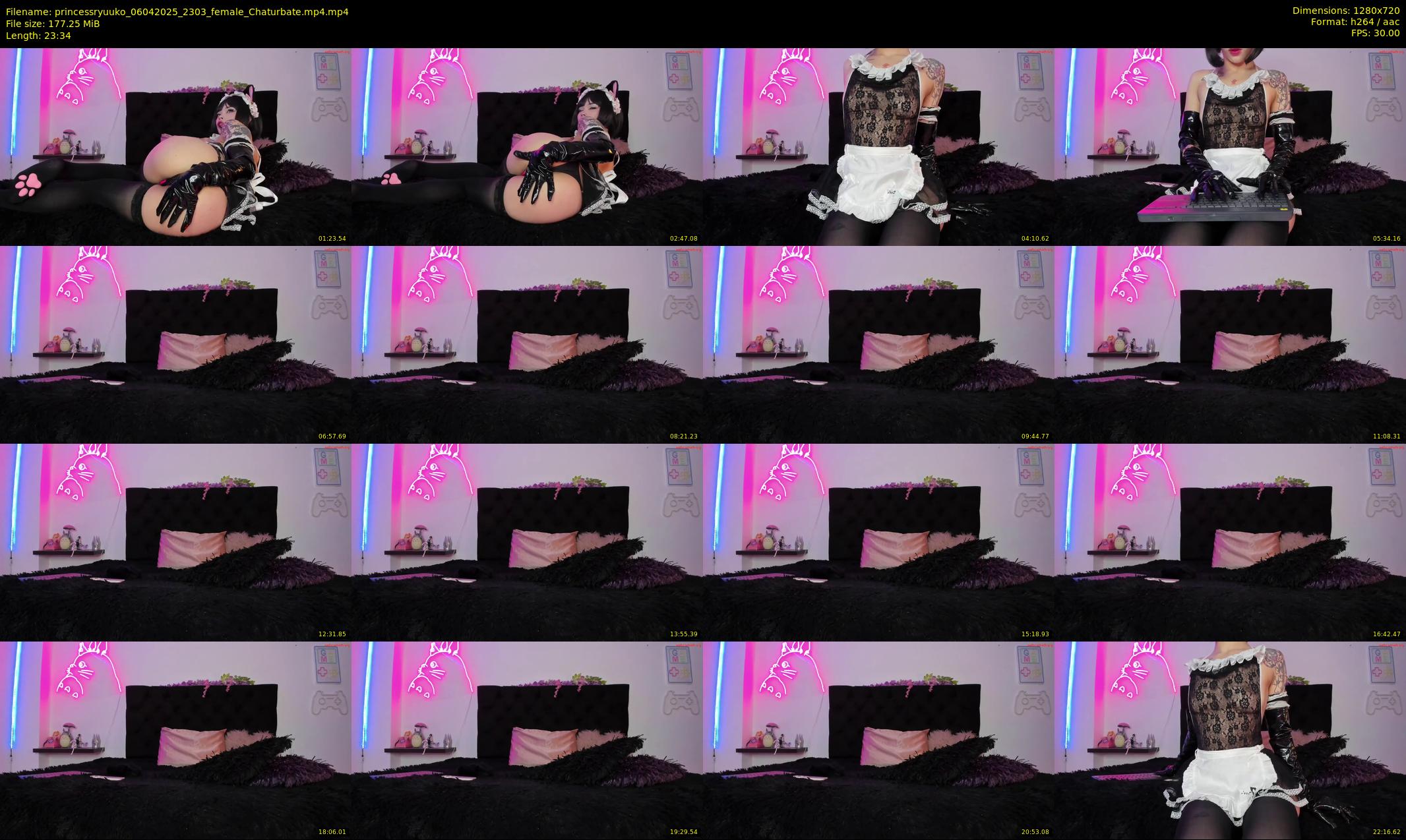princessryuuko — 24 minute Chaturbate female cam show recording, 720p, Apr 6, 2025