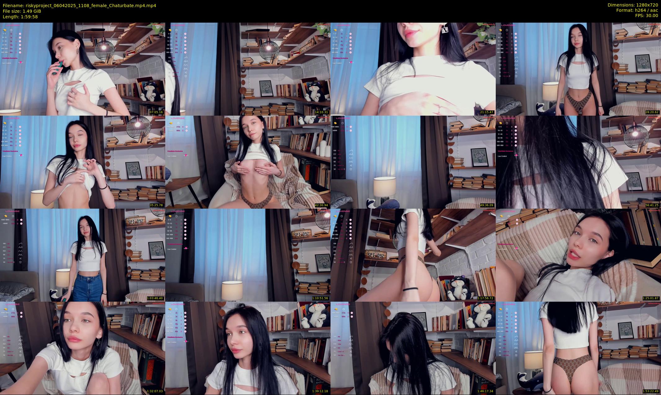 riskyproject — 120 minute Chaturbate couple cam show recording, 720p, Apr 6, 2025