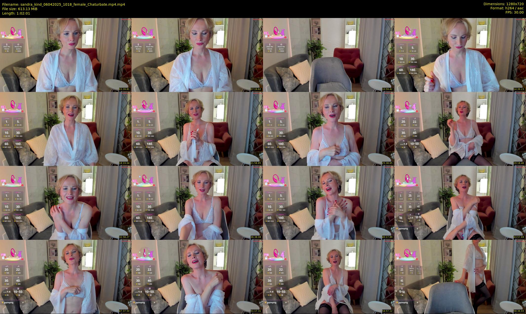 sandra_kind — 63 minute Chaturbate female cam show recording, 720p, Apr 6, 2025