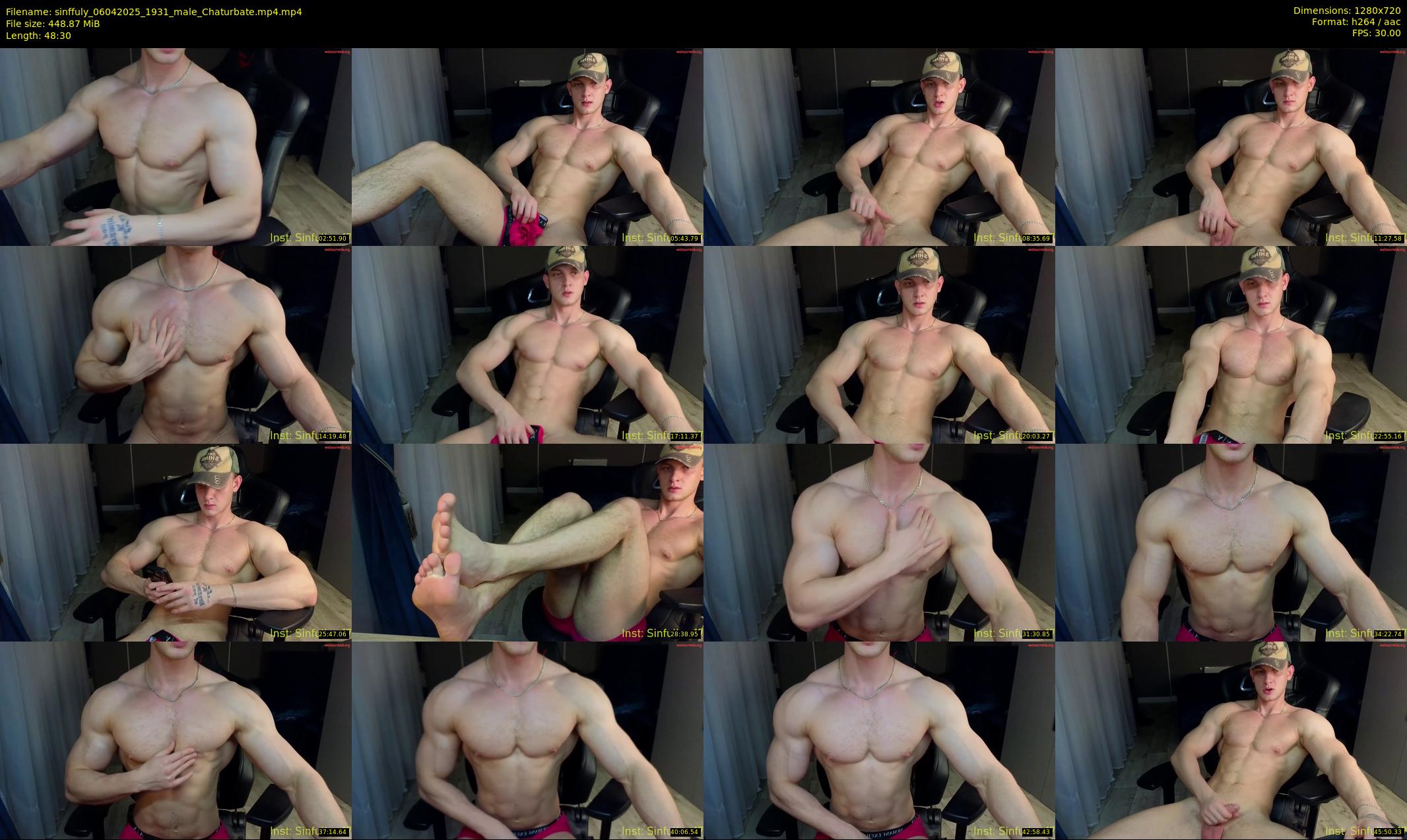 sinffuly — 49 minute Chaturbate male cam show recording, 720p, Apr 6, 2025