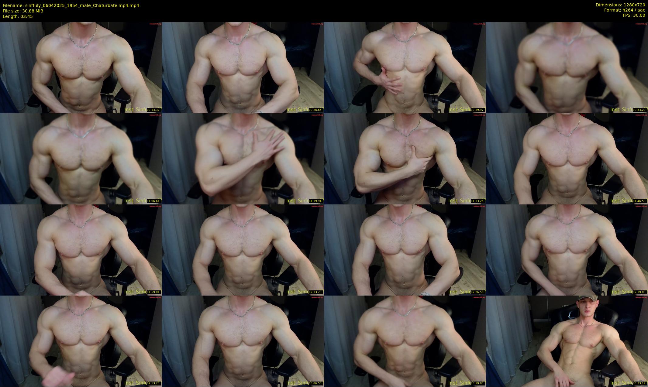 sinffuly — 4 minute Chaturbate male cam show recording, 720p, Apr 6, 2025