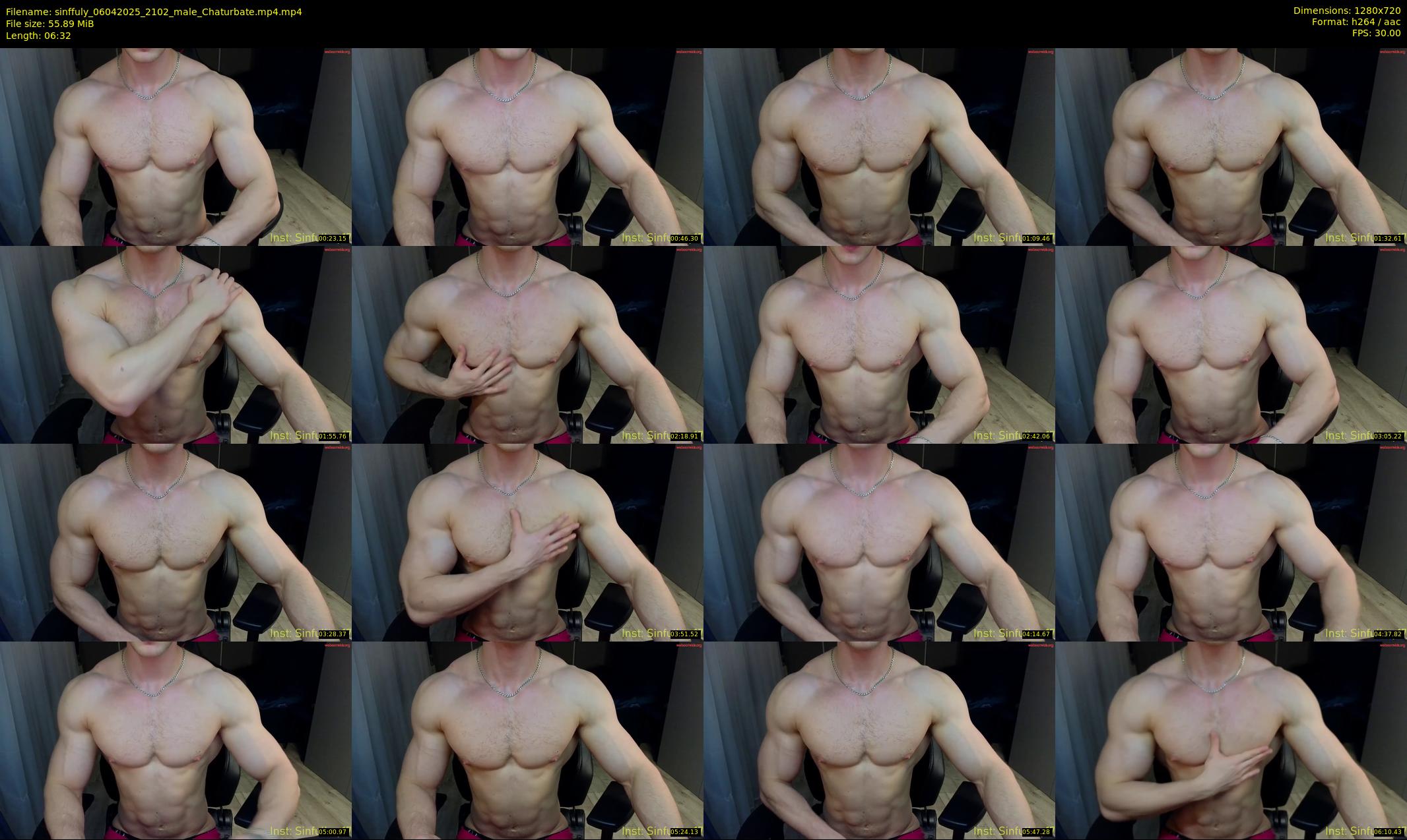 sinffuly — 7 minute Chaturbate male cam show recording, 720p, Apr 6, 2025