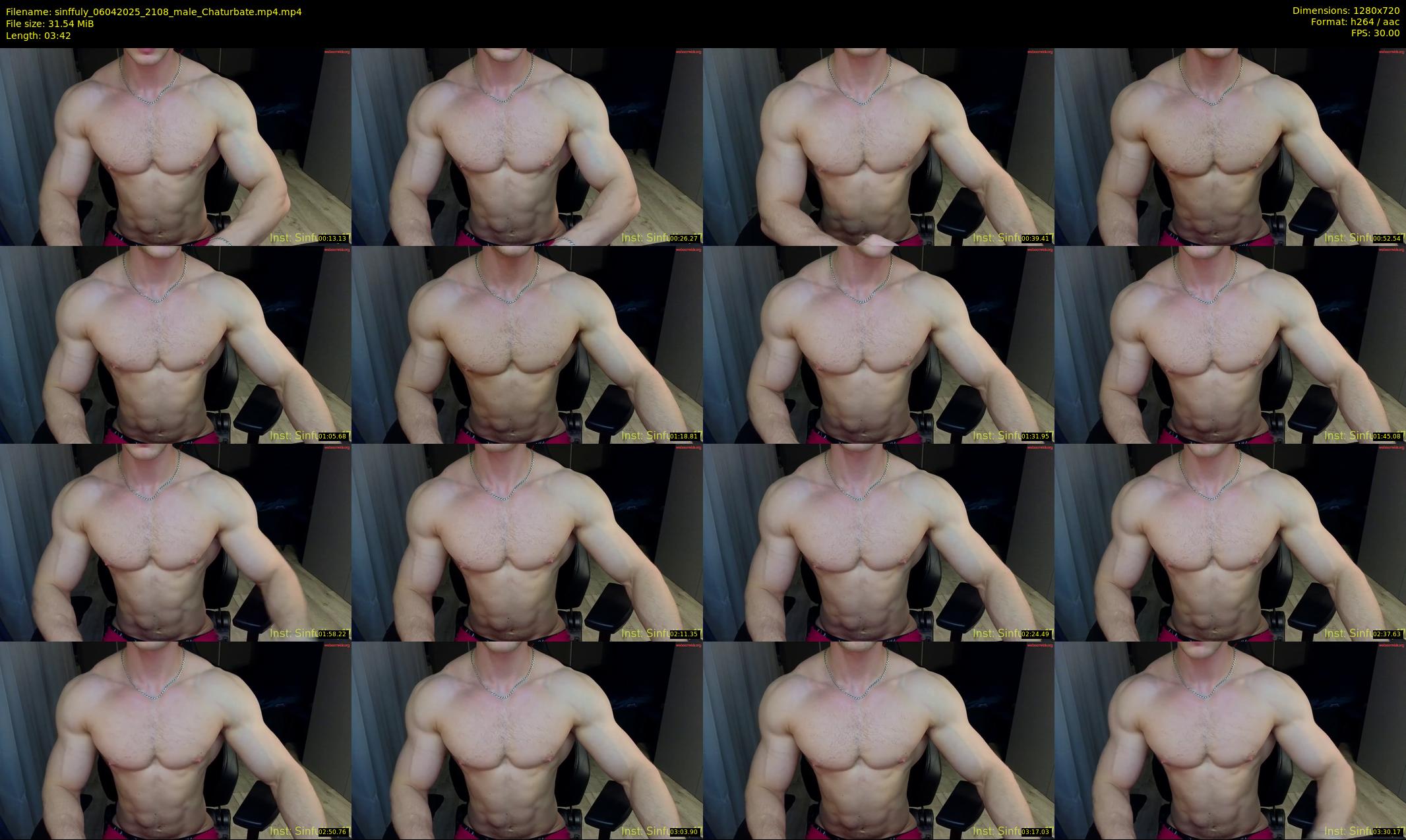 sinffuly — 4 minute Chaturbate male cam show recording, 720p, Apr 6, 2025