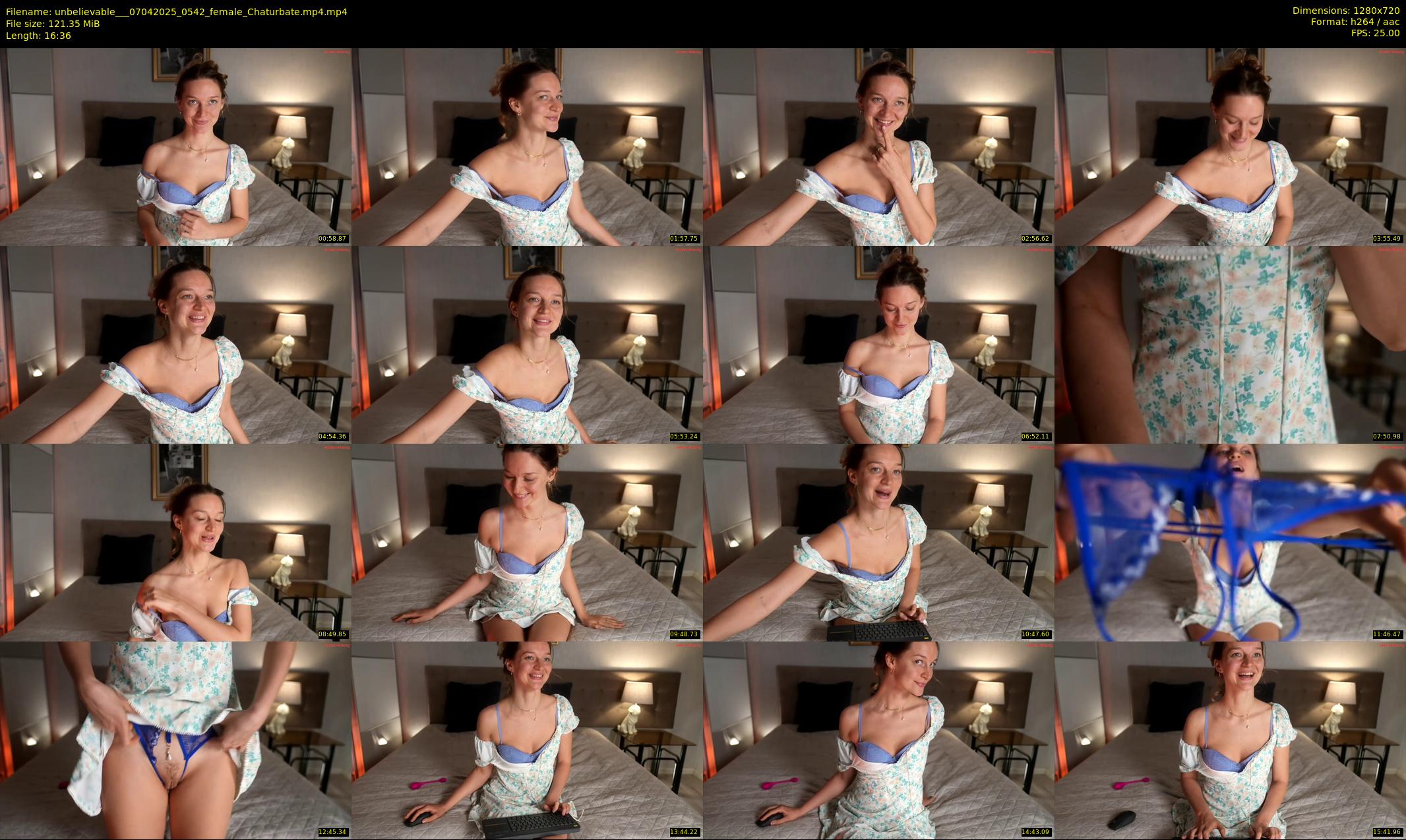 unbelievable__ — 17 minute Chaturbate female cam show recording, 720p, Apr 7, 2025