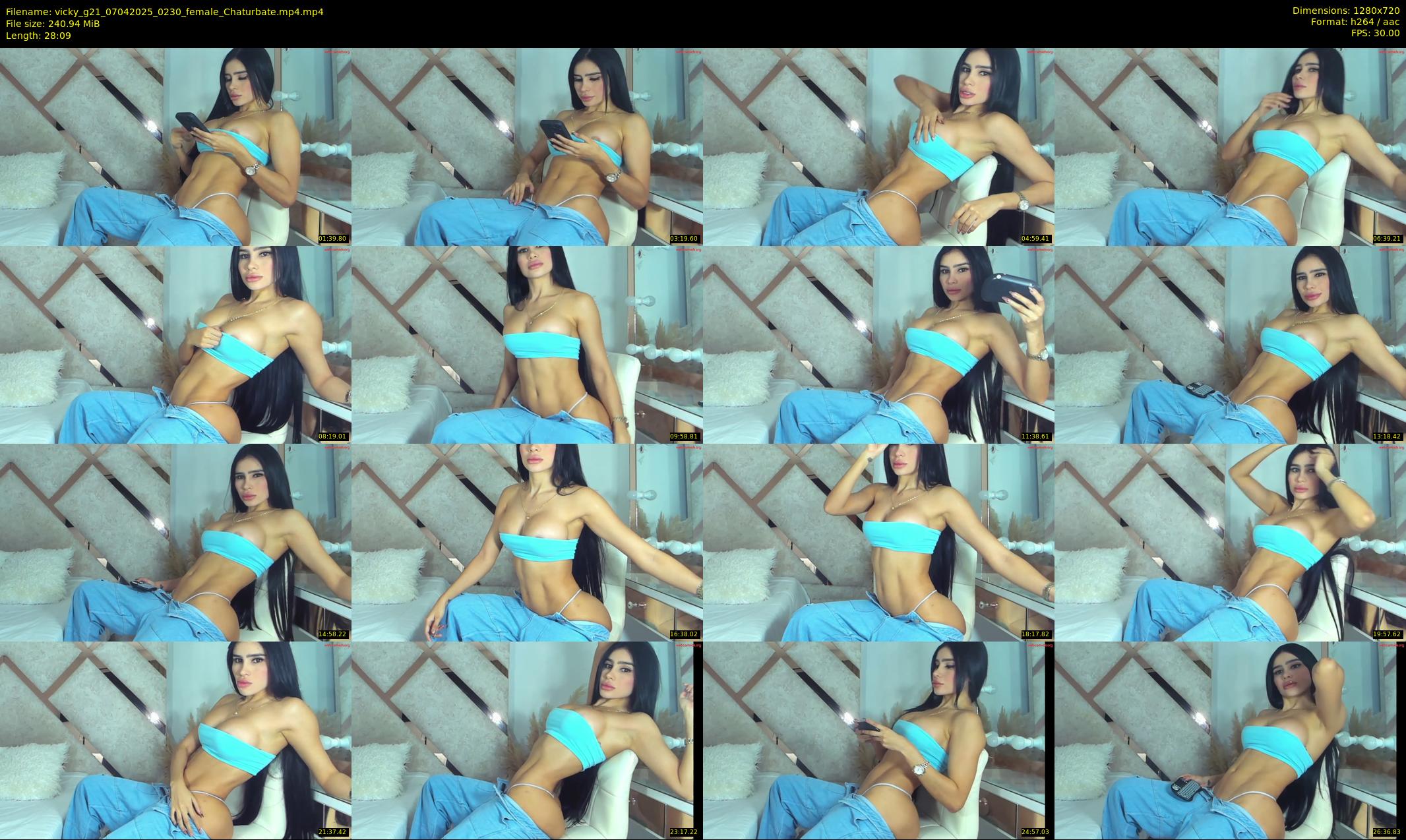 vicky_g21 — 29 minute Chaturbate female cam show recording, 720p, Apr 7, 2025