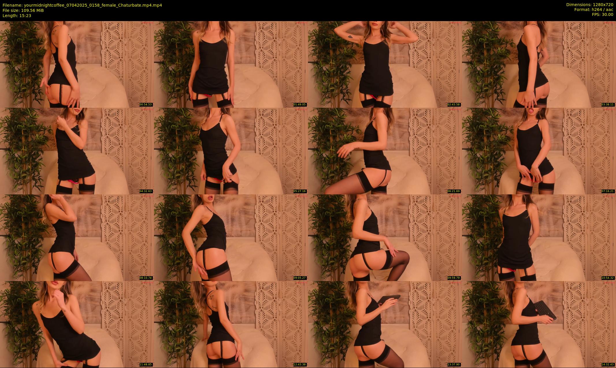 yourmidnightcoffee — 16 minute Chaturbate female cam show recording, 720p, Apr 7, 2025