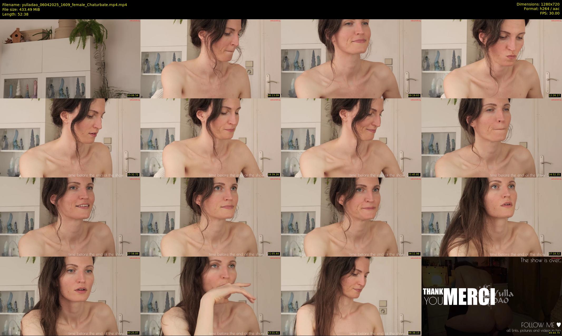 yulladao — 53 minute Chaturbate female cam show recording, 720p, Apr 6, 2025