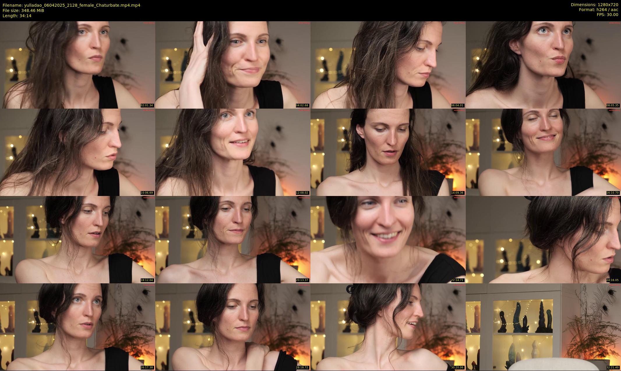 yulladao — 35 minute Chaturbate female cam show recording, 720p, Apr 6, 2025