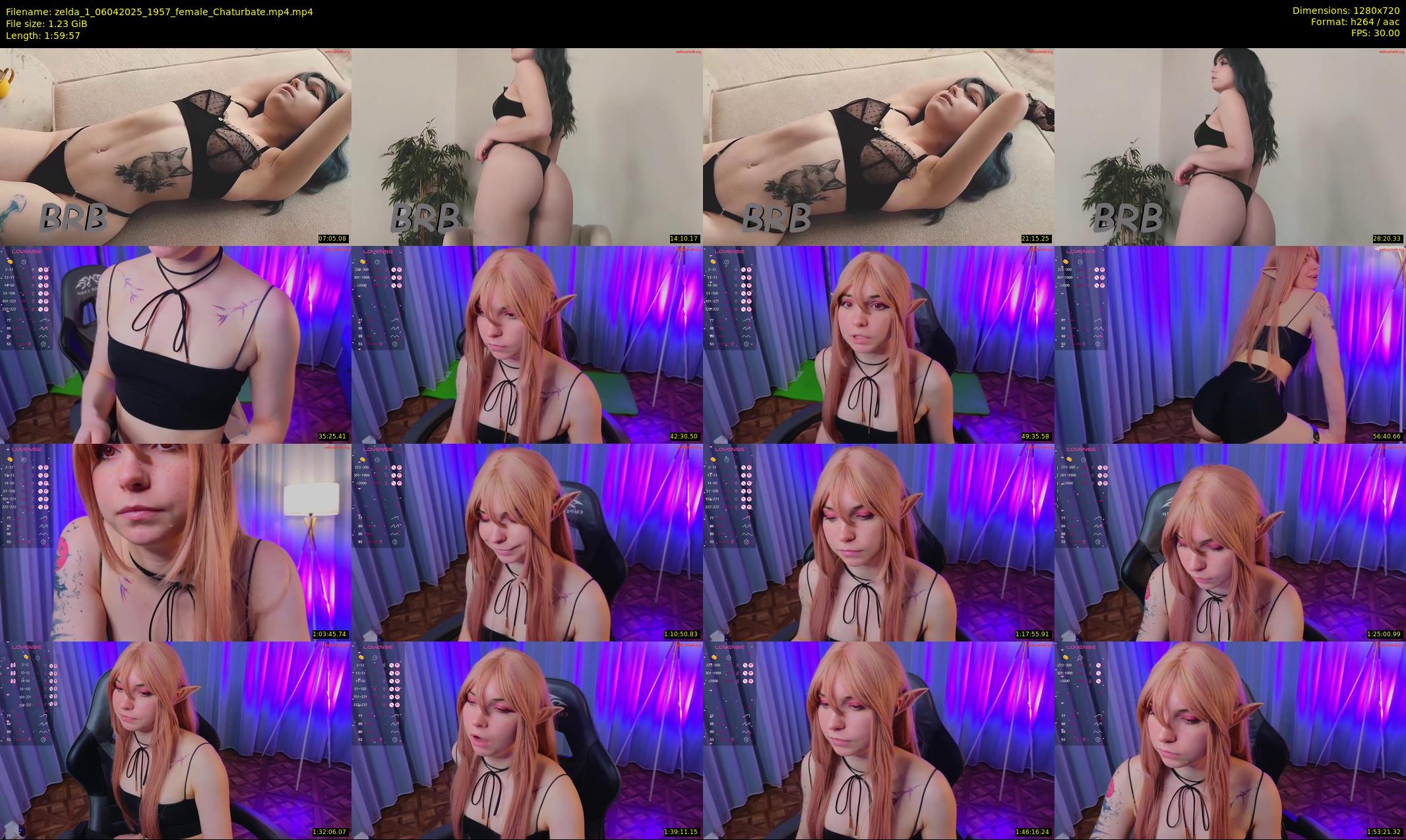 zelda_1 — 120 minute Chaturbate female cam show recording, 720p, Apr 6, 2025