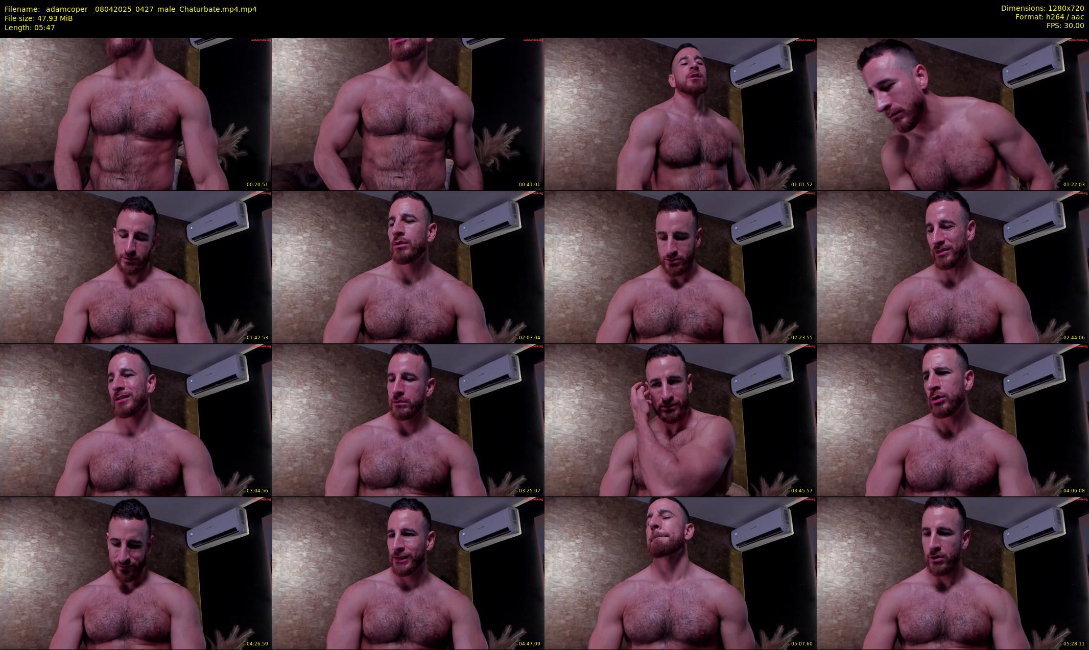 _adamcoper_ — 6 minute Chaturbate male cam show recording, 720p, Apr 8, 2025