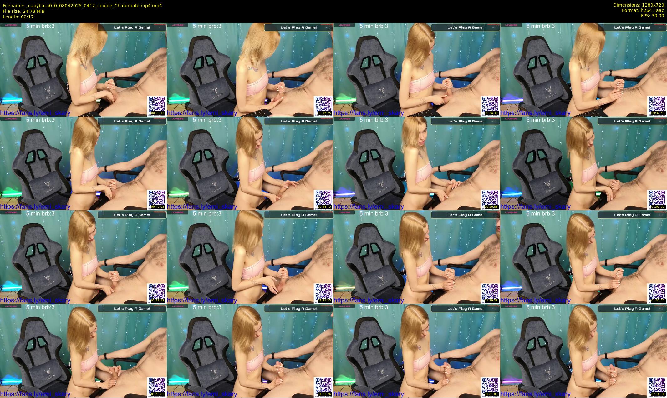 _capybara0_0 — 3 minute Chaturbate couple cam show recording, 720p, Apr 8, 2025