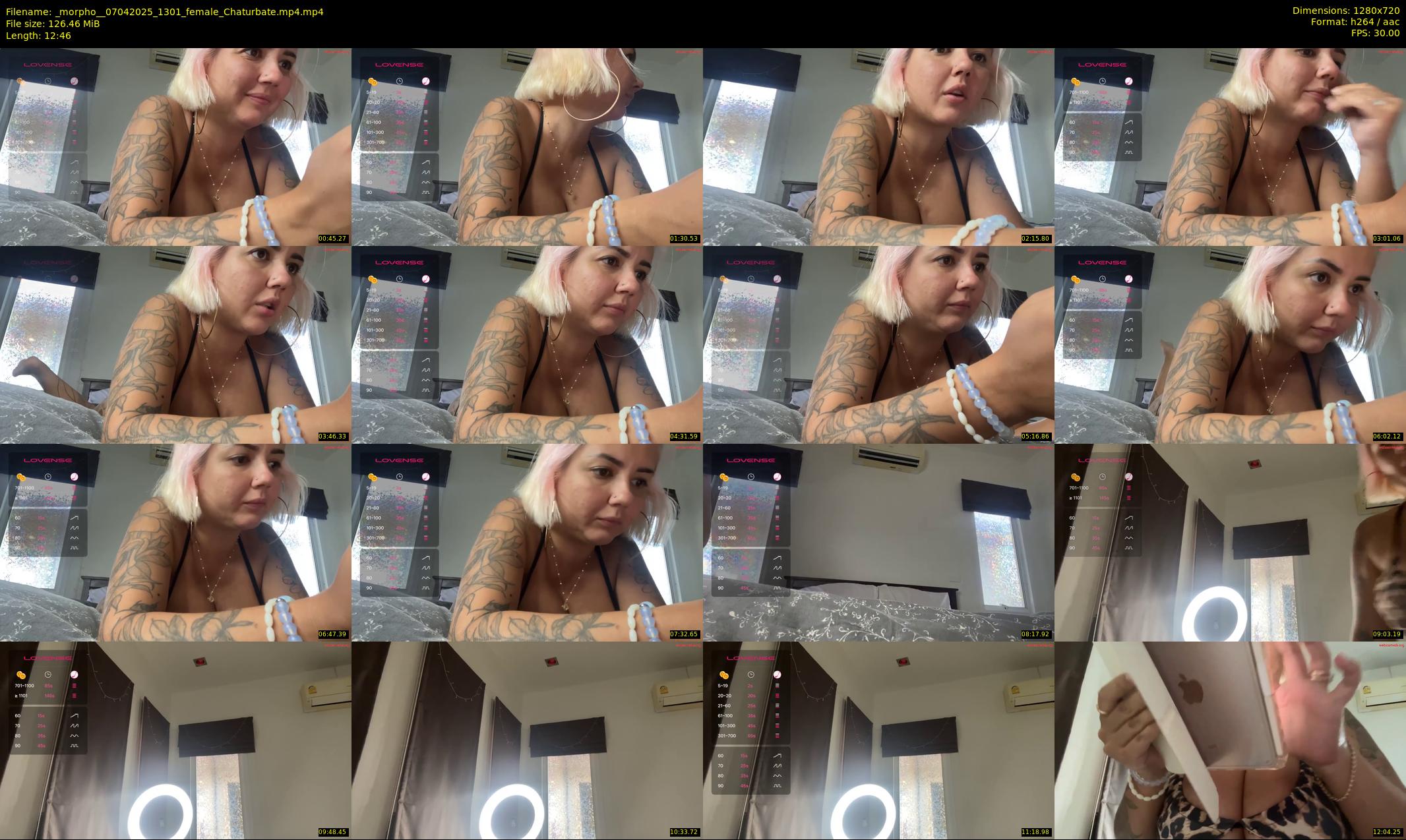 _morpho_ — 13 minute Chaturbate female cam show recording, 720p, Apr 7, 2025