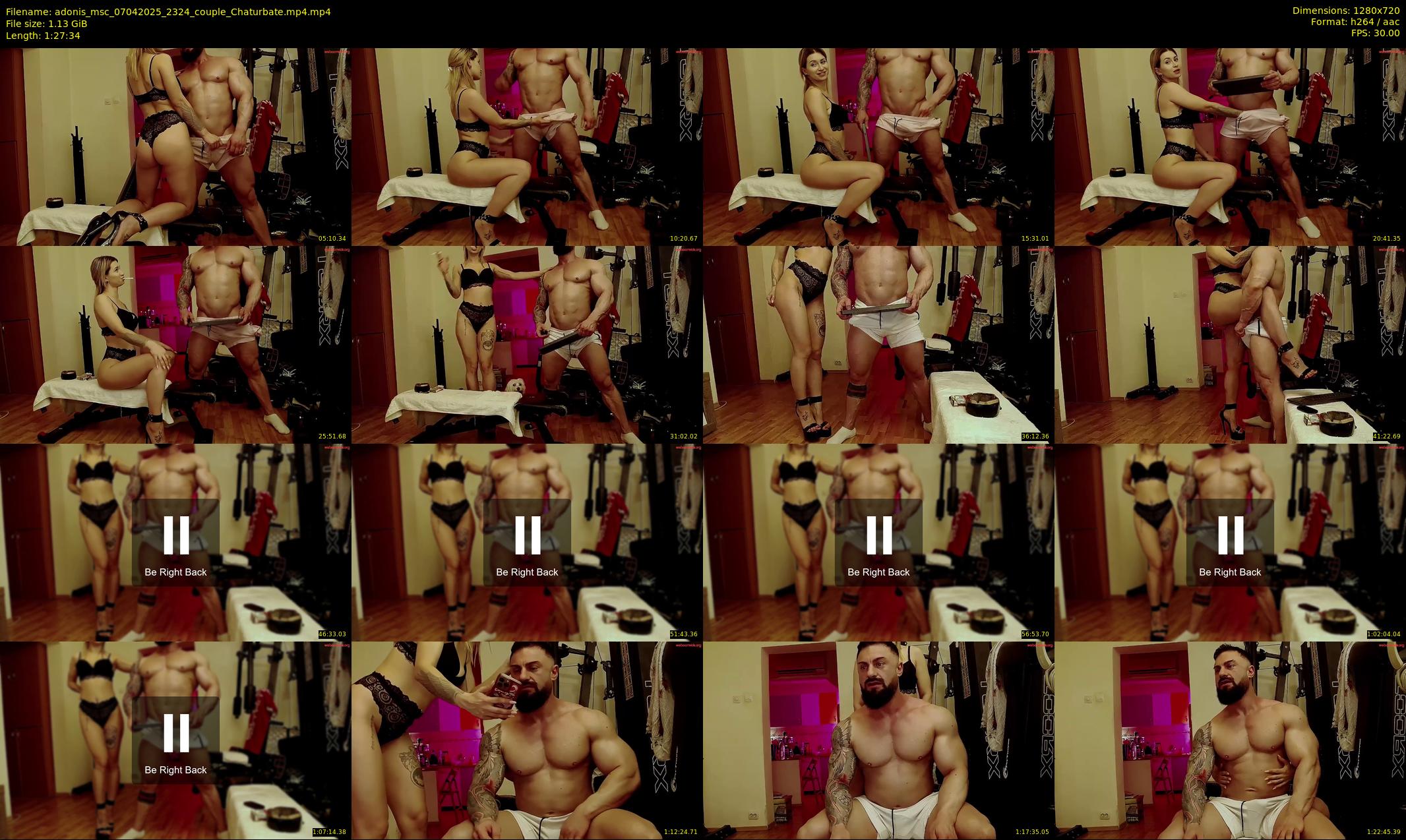 adonis_msc — 88 minute Chaturbate male cam show recording, 720p, Apr 7, 2025